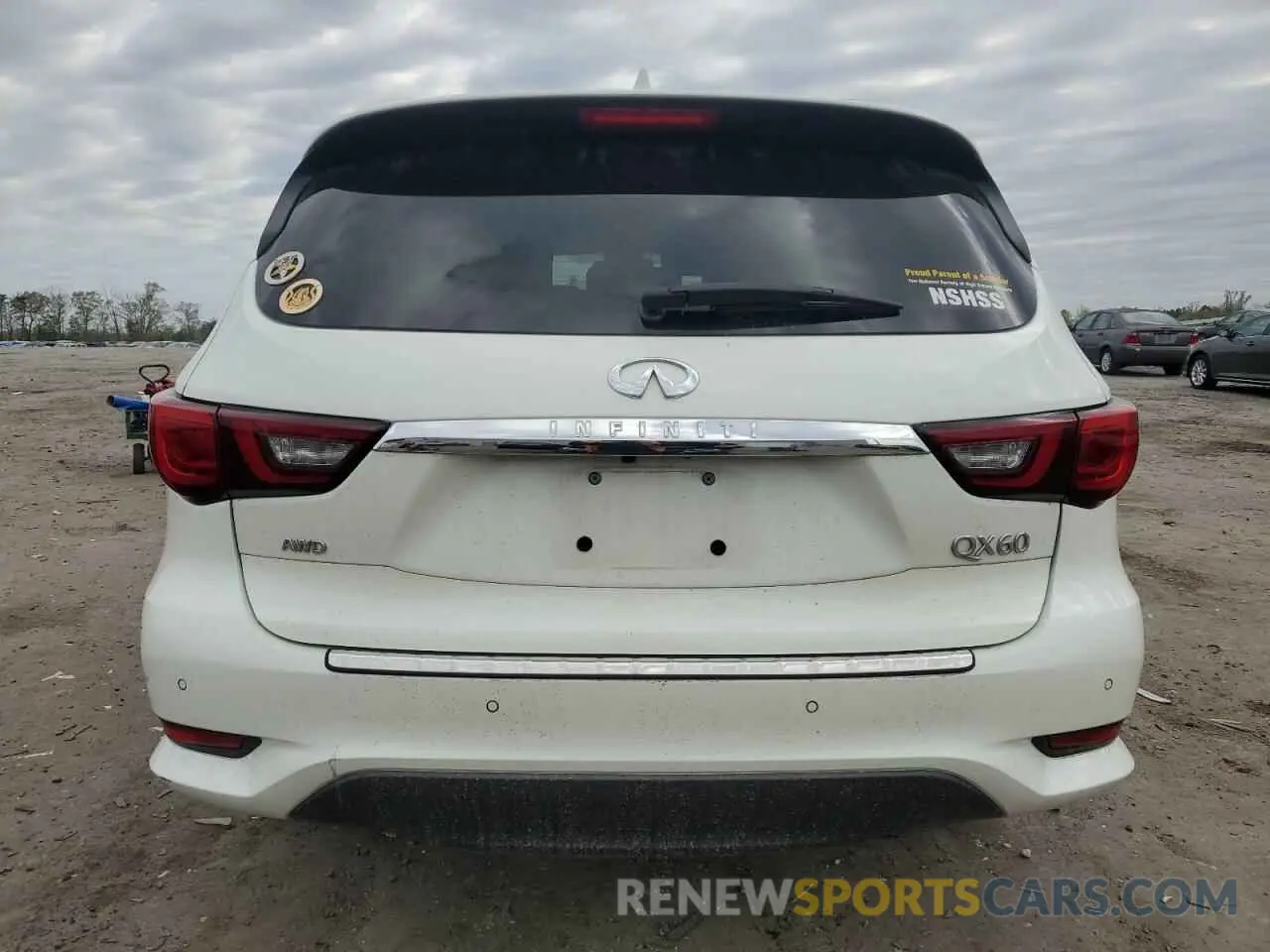 6 fotografías del automóvil dañado 5N1DL0MM7KC523230 INFINITI QX60 2019