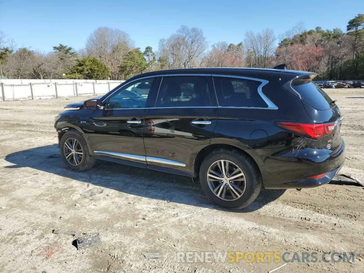 2 fotografías del automóvil dañado 5N1DL0MM7KC550542 INFINITI QX60 2019