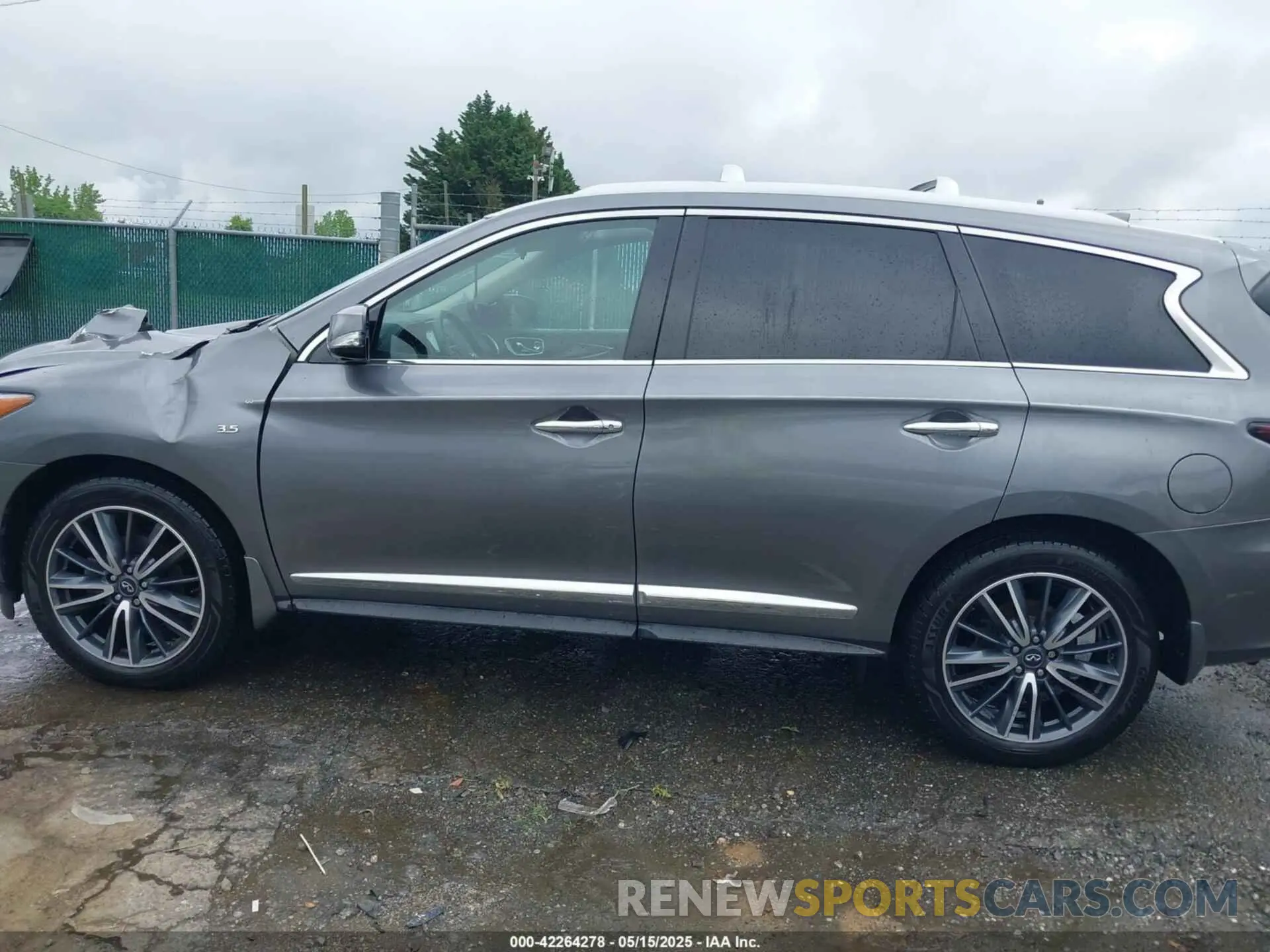 14 fotografías del automóvil dañado 5N1DL0MM7KC563131 INFINITI QX60 2019