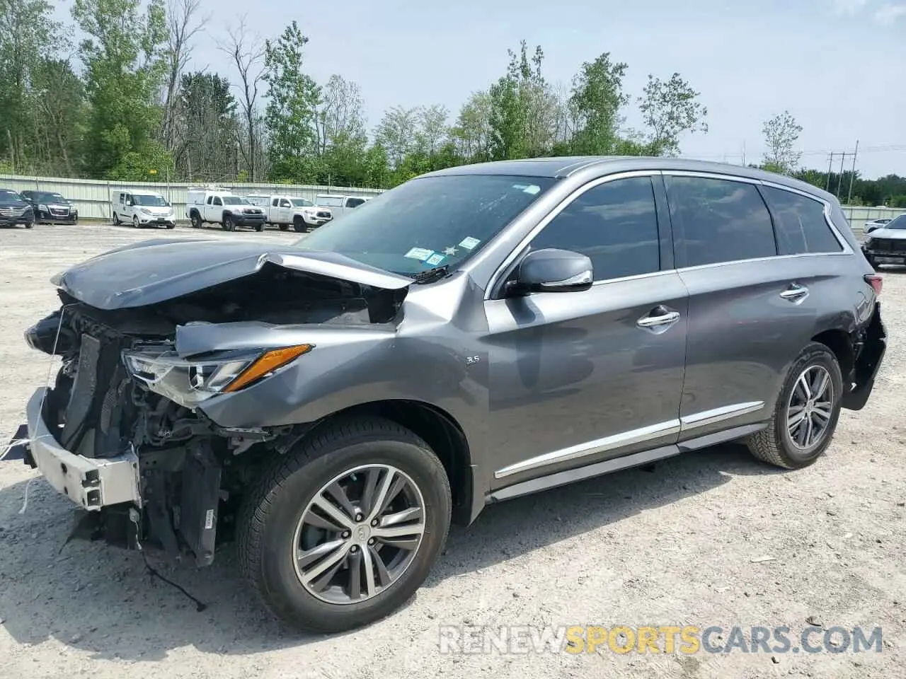 1 fotografías del automóvil dañado 5N1DL0MM8KC534334 INFINITI QX60 2019