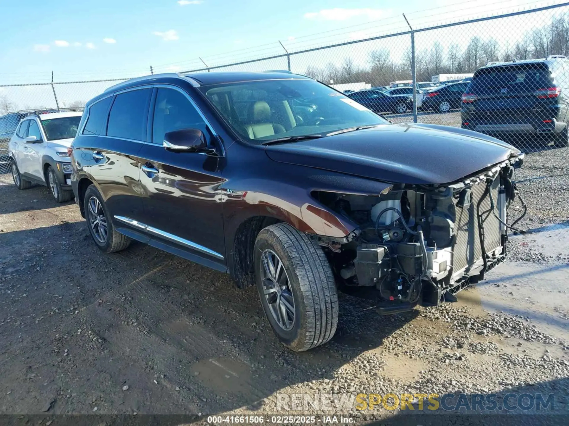 1 fotografías del automóvil dañado 5N1DL0MM8KC555829 INFINITI QX60 2019