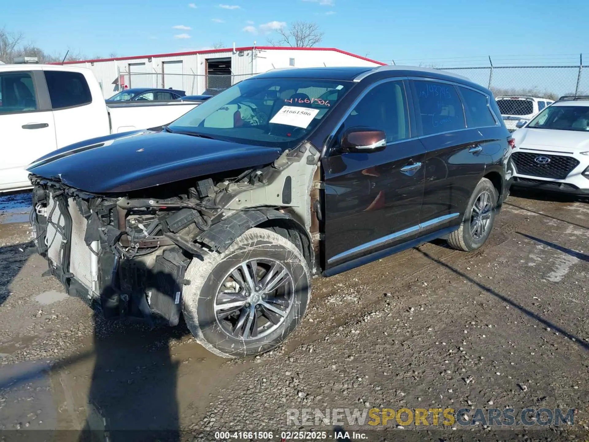 2 fotografías del automóvil dañado 5N1DL0MM8KC555829 INFINITI QX60 2019