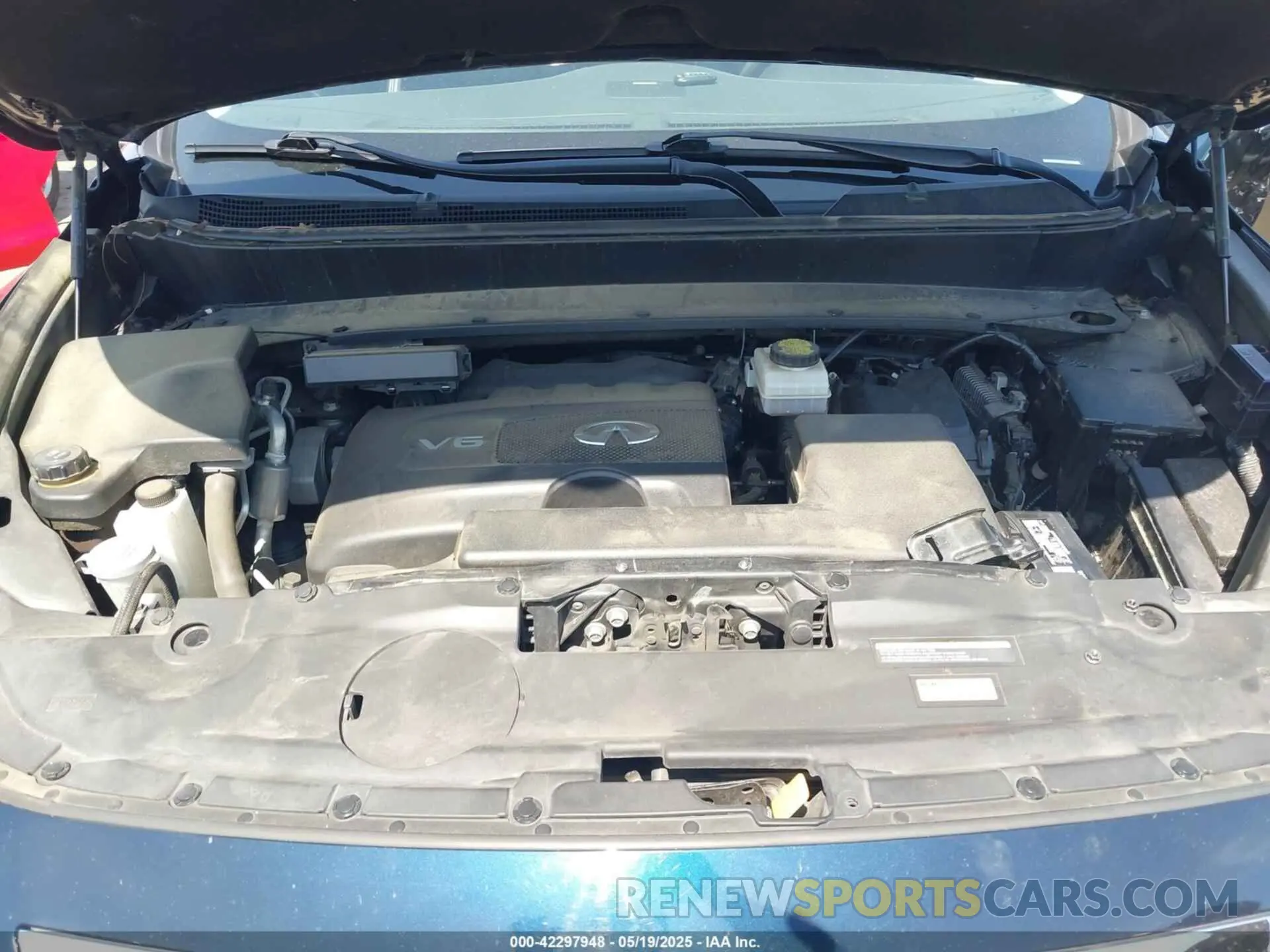 10 fotografías del automóvil dañado 5N1DL0MM8KC558892 INFINITI QX60 2019