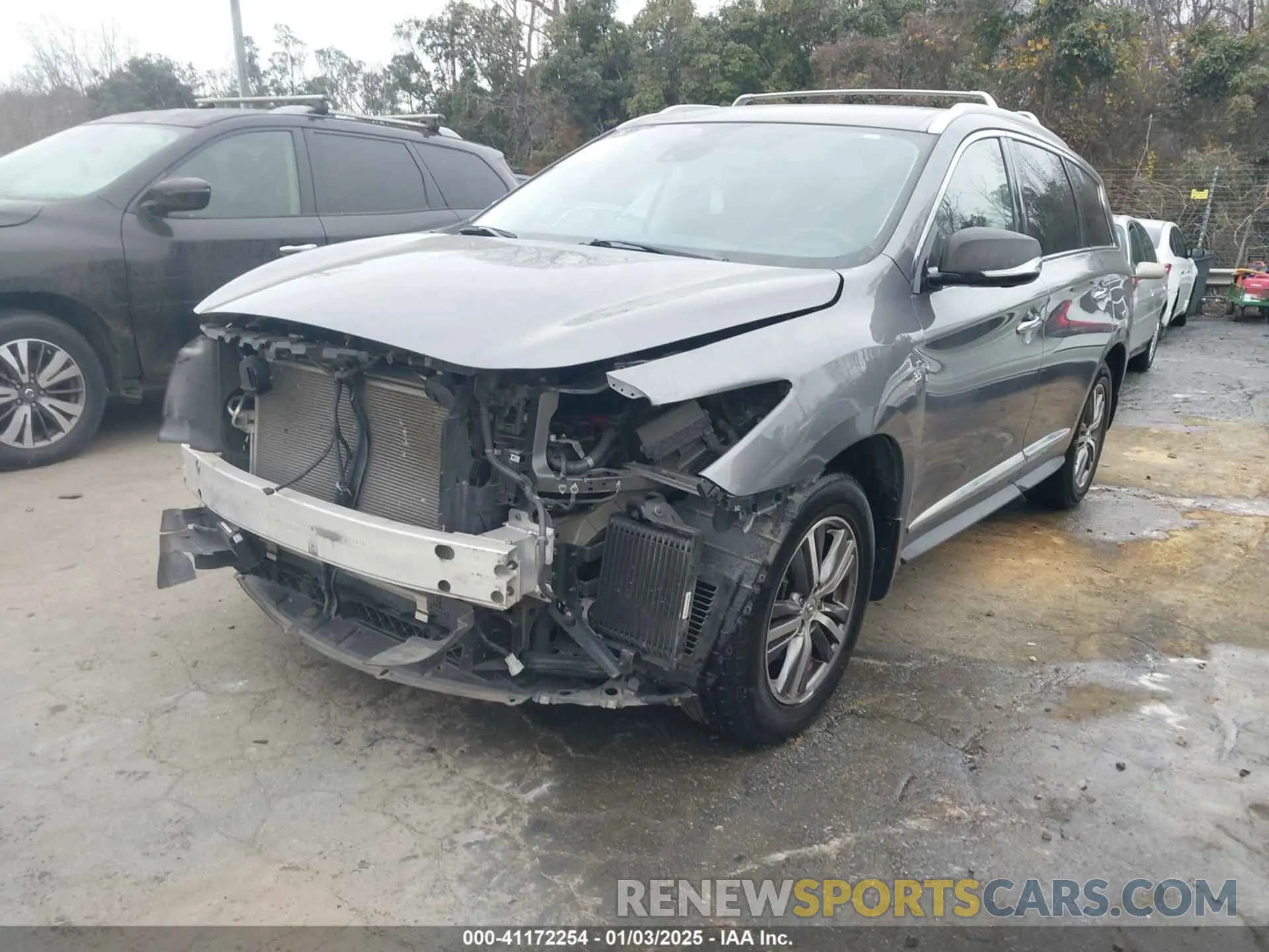 2 fotografías del automóvil dañado 5N1DL0MM8KC569052 INFINITI QX60 2019