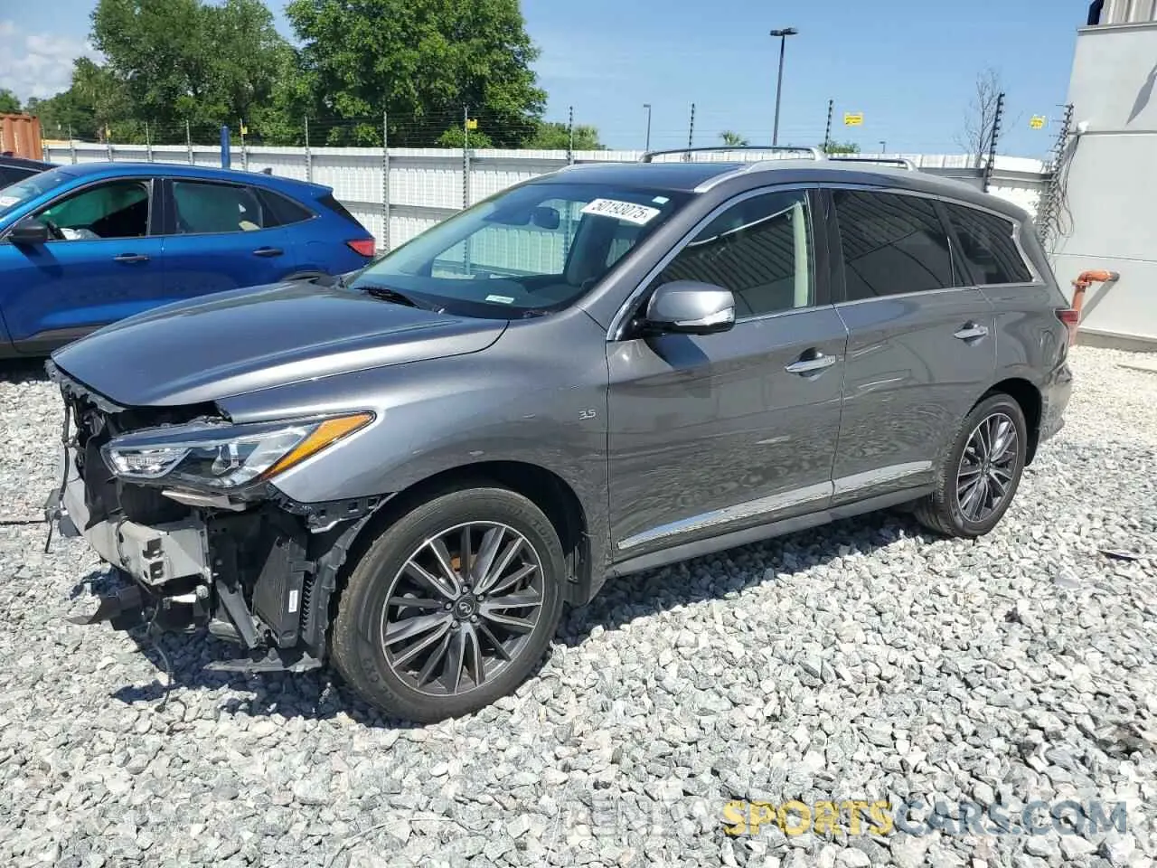 1 fotografías del automóvil dañado 5N1DL0MM9KC535363 INFINITI QX60 2019