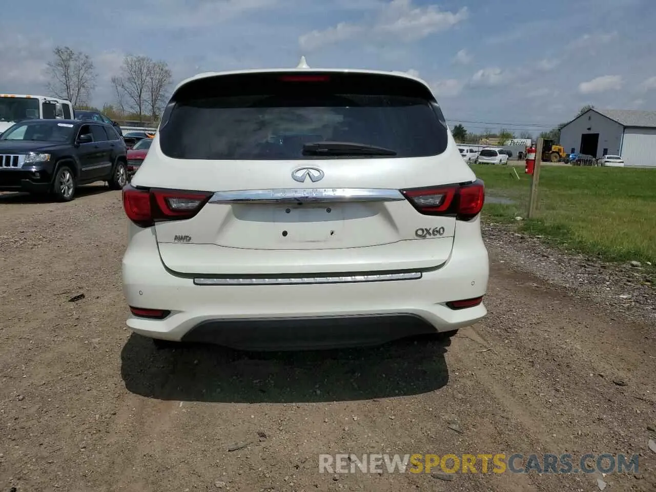 6 fotografías del automóvil dañado 5N1DL0MM9KC561865 INFINITI QX60 2019