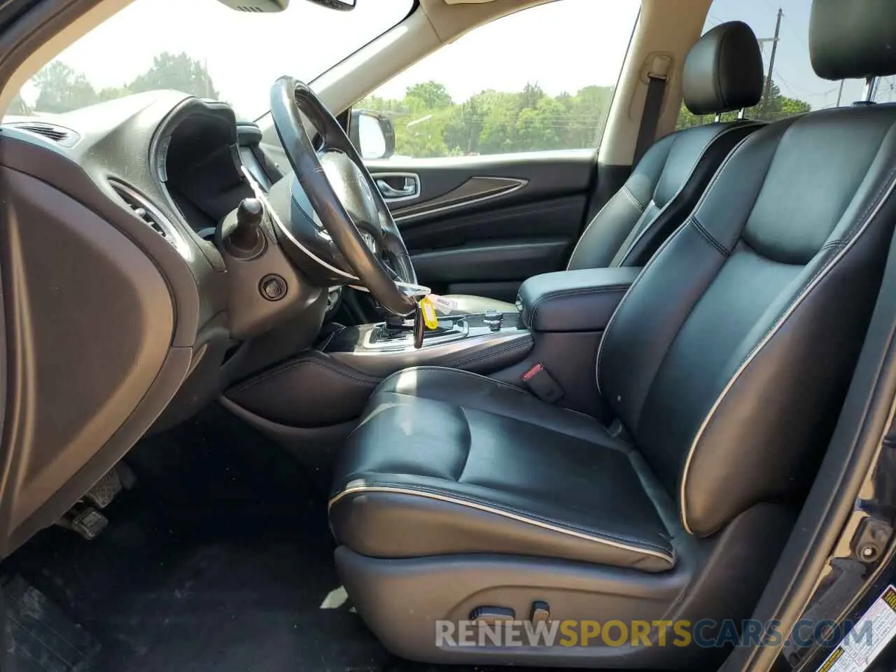 7 fotografías del automóvil dañado 5N1DL0MM9KC567715 INFINITI QX60 2019
