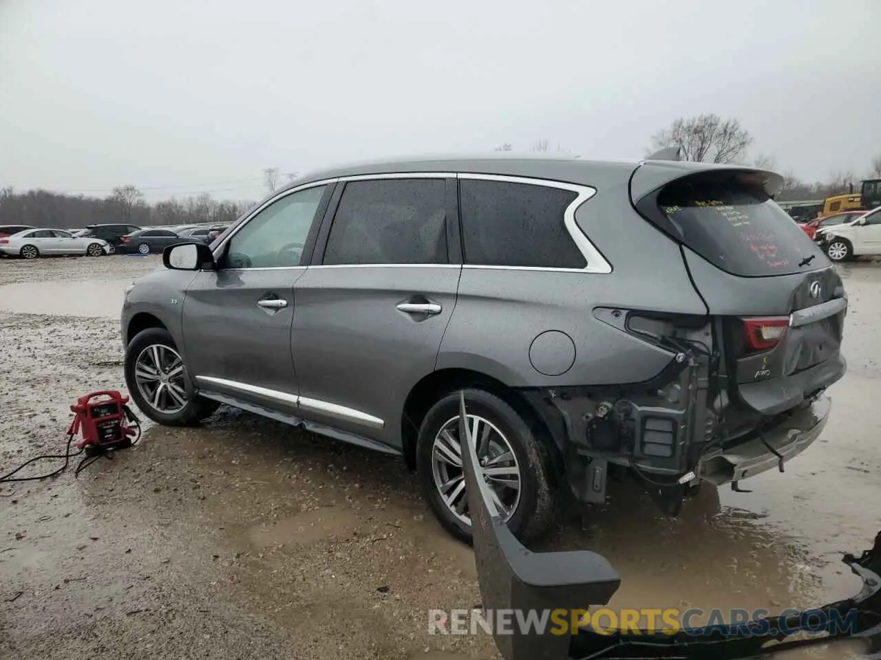 2 fotografías del automóvil dañado 5N1DL0MM9KC568508 INFINITI QX60 2019