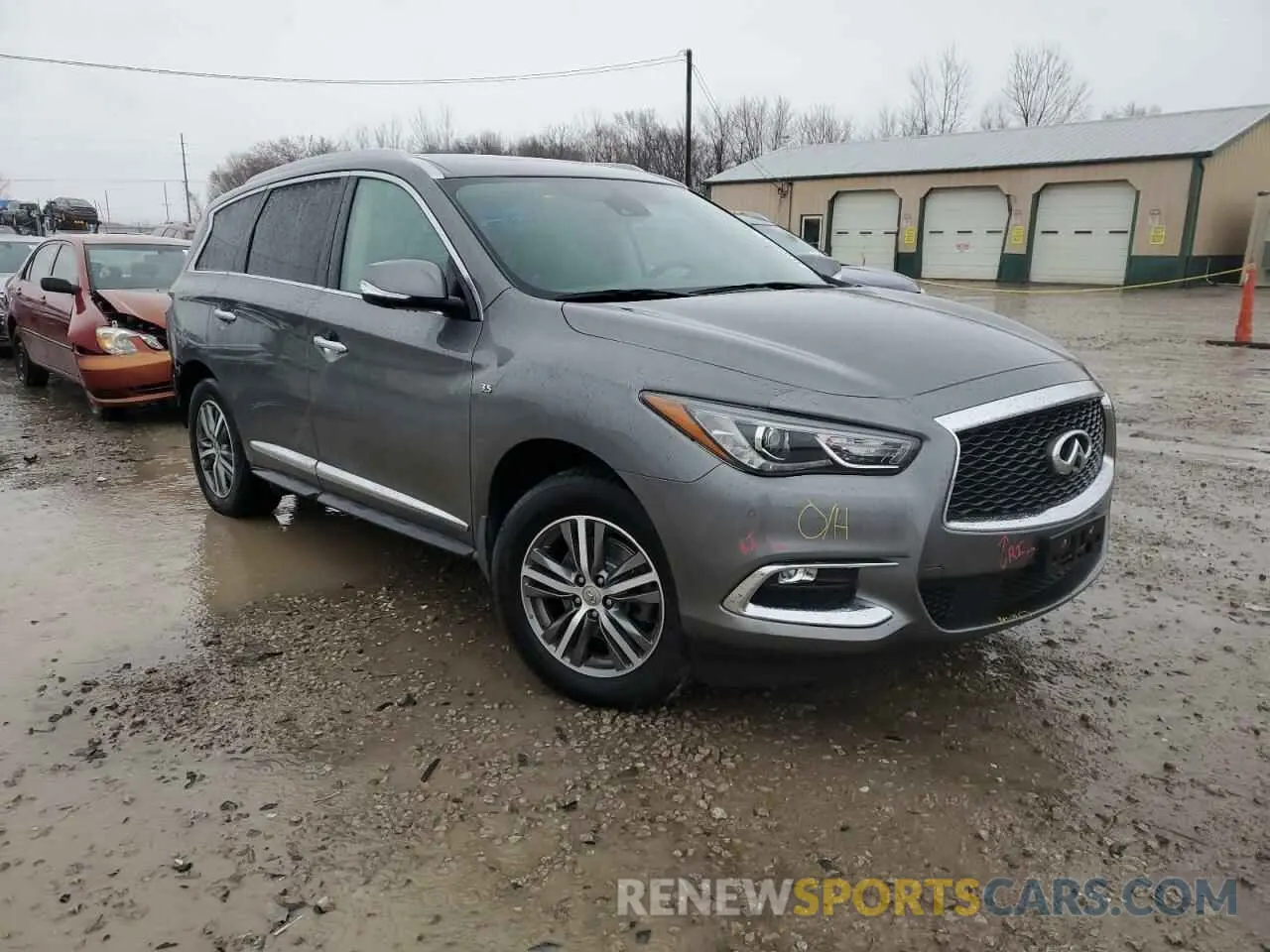 4 fotografías del automóvil dañado 5N1DL0MM9KC568508 INFINITI QX60 2019
