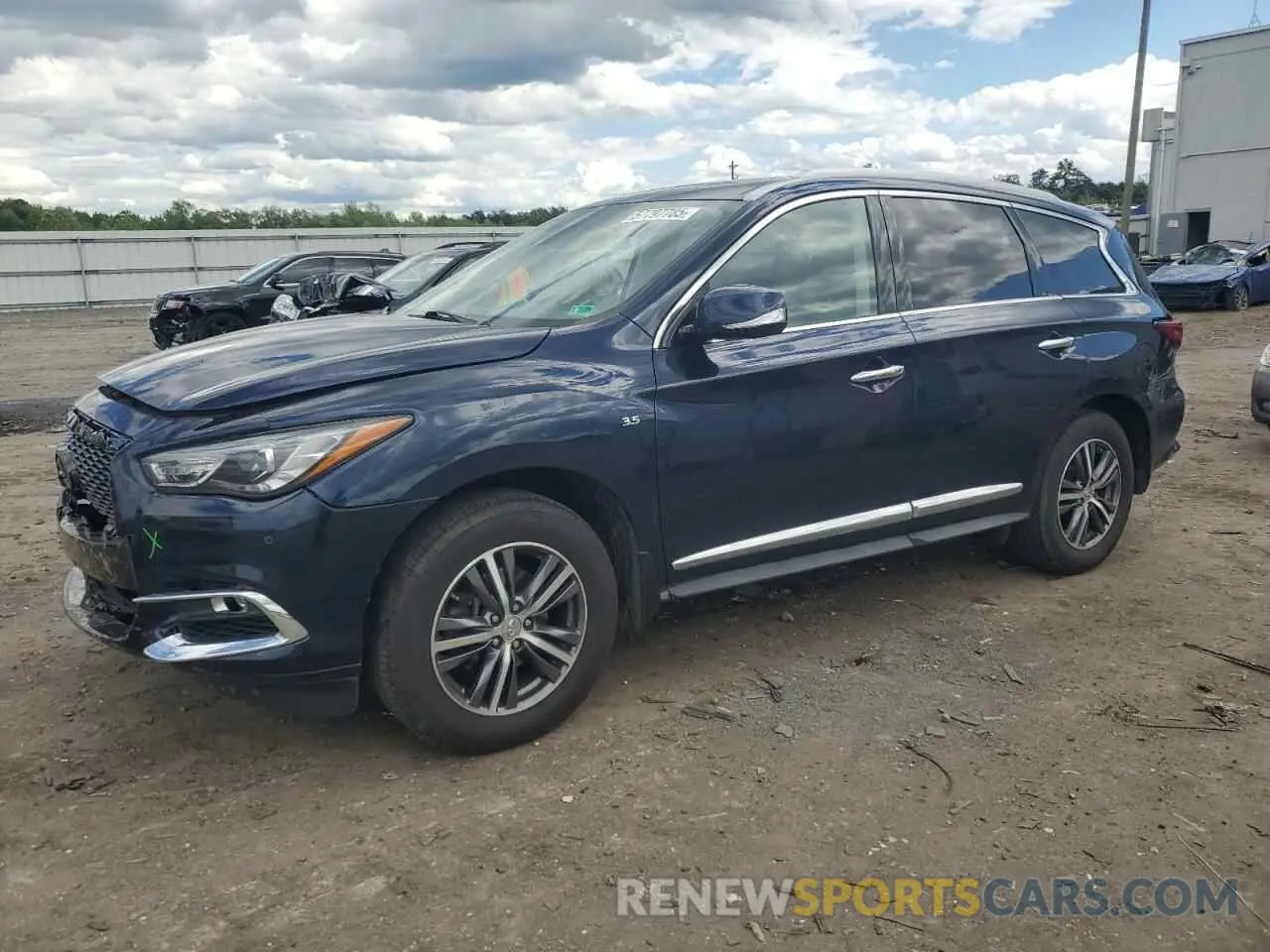 1 fotografías del automóvil dañado 5N1DL0MMXKC503487 INFINITI QX60 2019