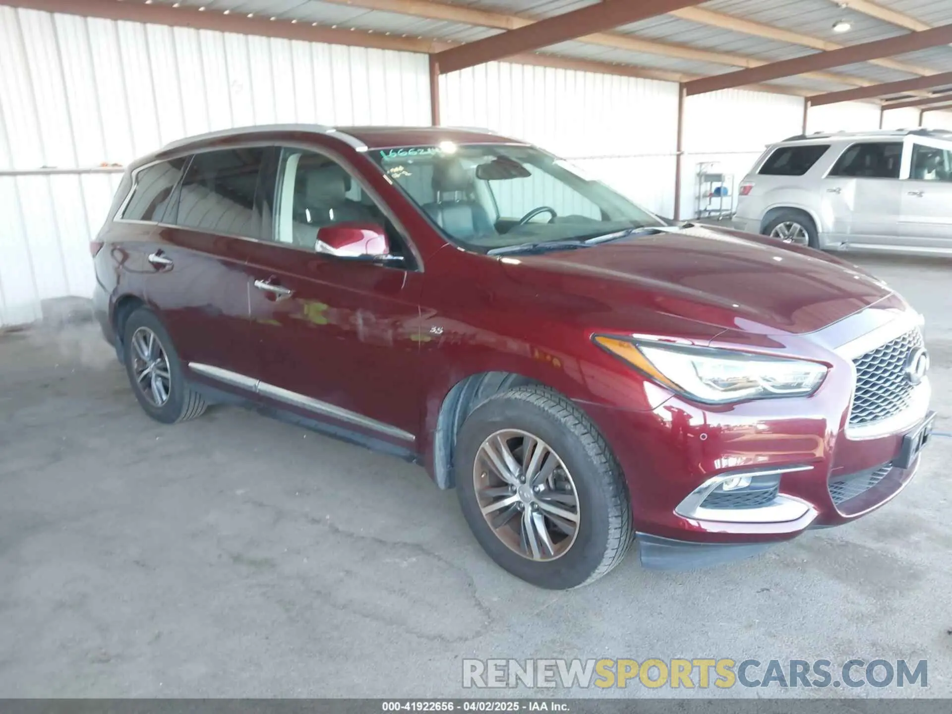 1 fotografías del automóvil dañado 5N1DL0MMXKC506230 INFINITI QX60 2019