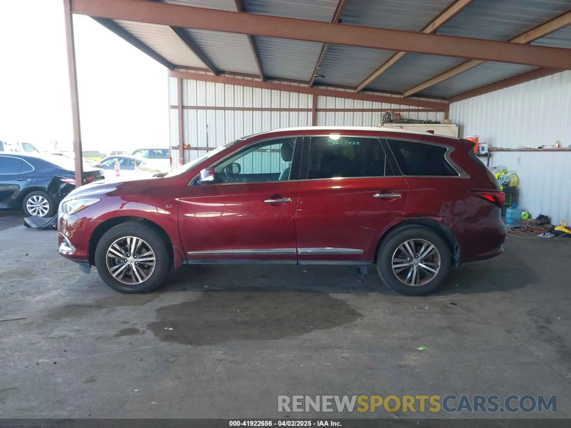 14 fotografías del automóvil dañado 5N1DL0MMXKC506230 INFINITI QX60 2019
