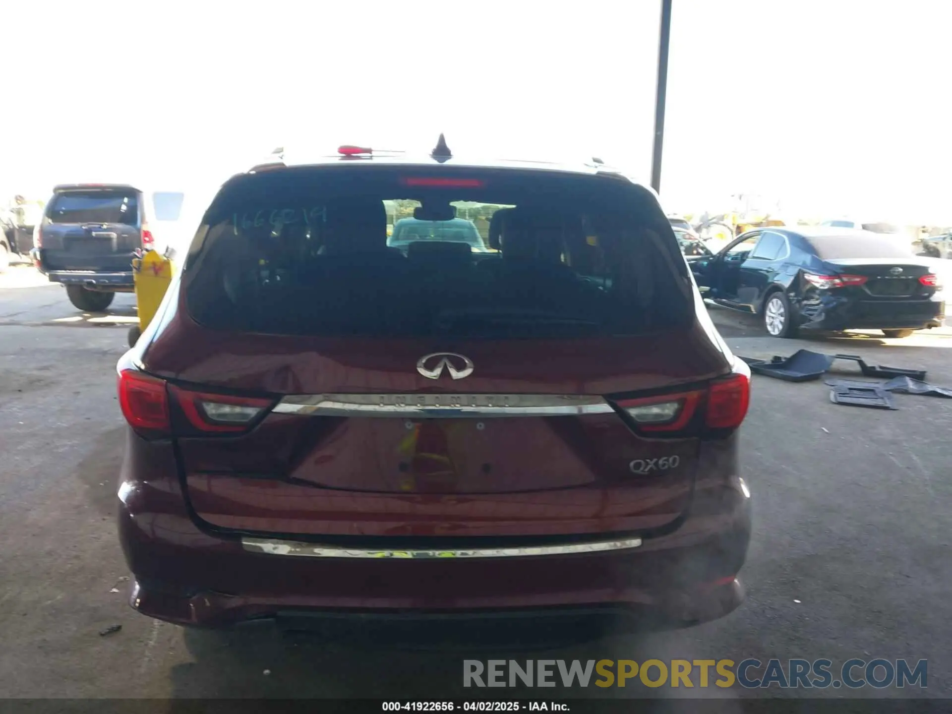 16 fotografías del automóvil dañado 5N1DL0MMXKC506230 INFINITI QX60 2019