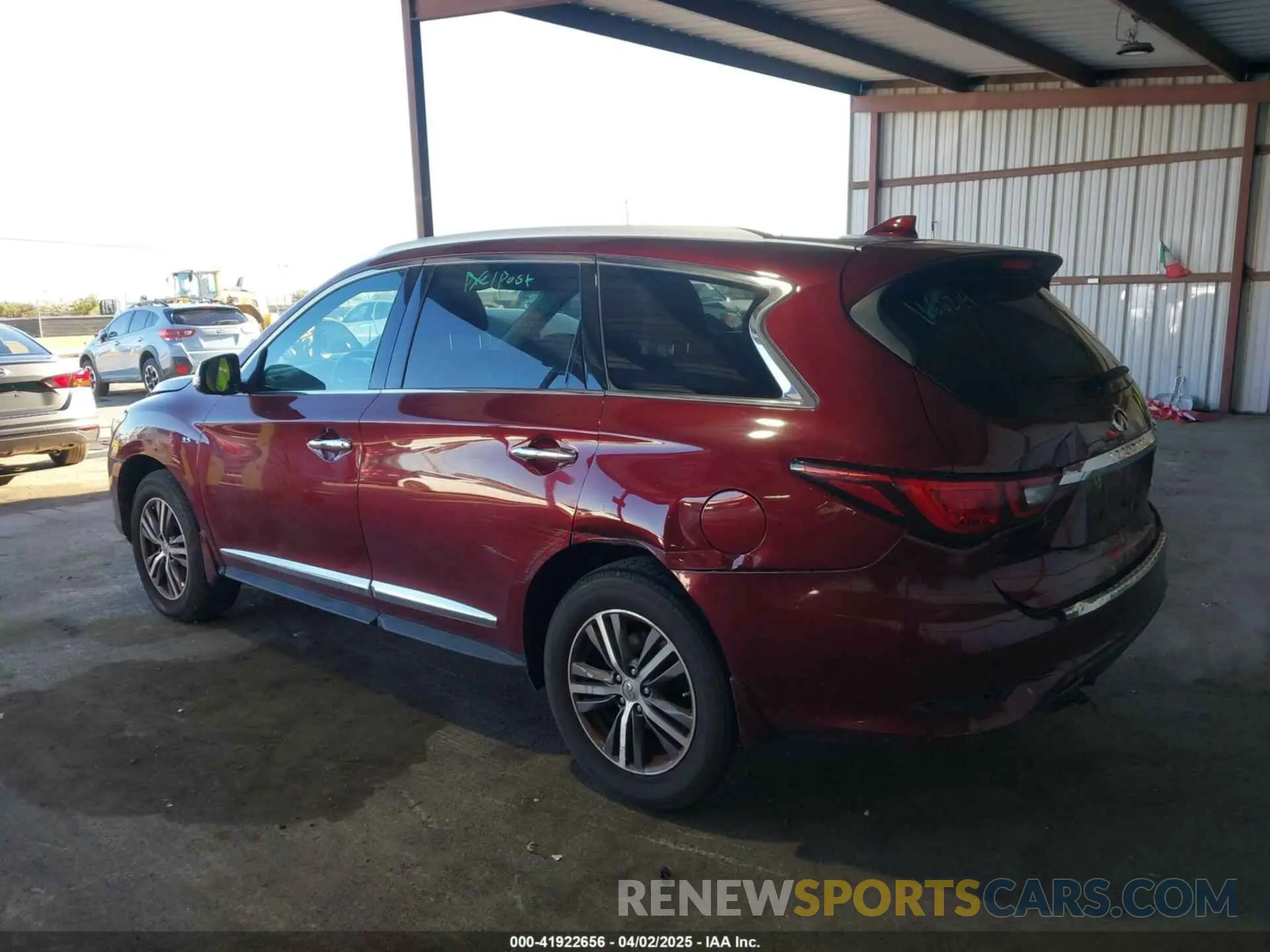 6 fotografías del automóvil dañado 5N1DL0MMXKC506230 INFINITI QX60 2019