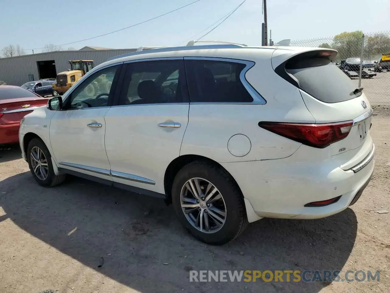 2 fotografías del automóvil dañado 5N1DL0MMXKC567027 INFINITI QX60 2019