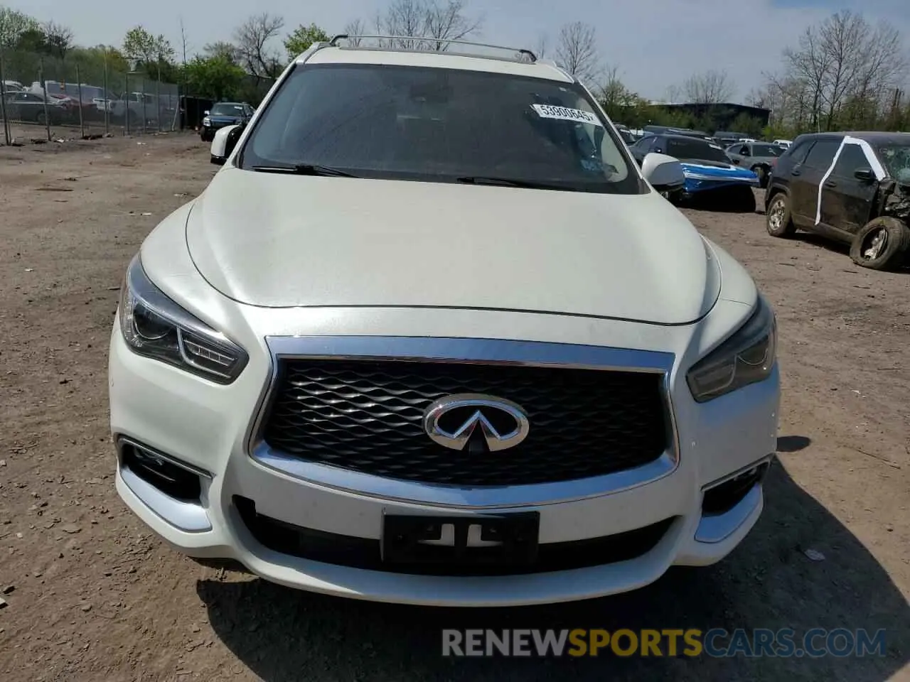 5 fotografías del automóvil dañado 5N1DL0MMXKC567027 INFINITI QX60 2019