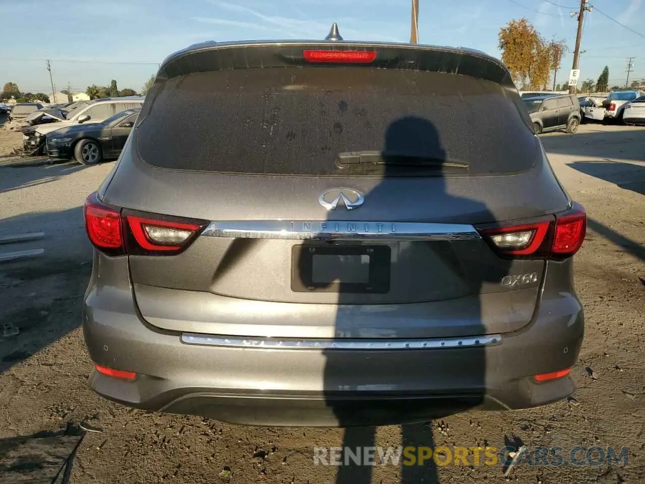 6 fotografías del automóvil dañado 5N1DL0MN0KC533719 INFINITI QX60 2019