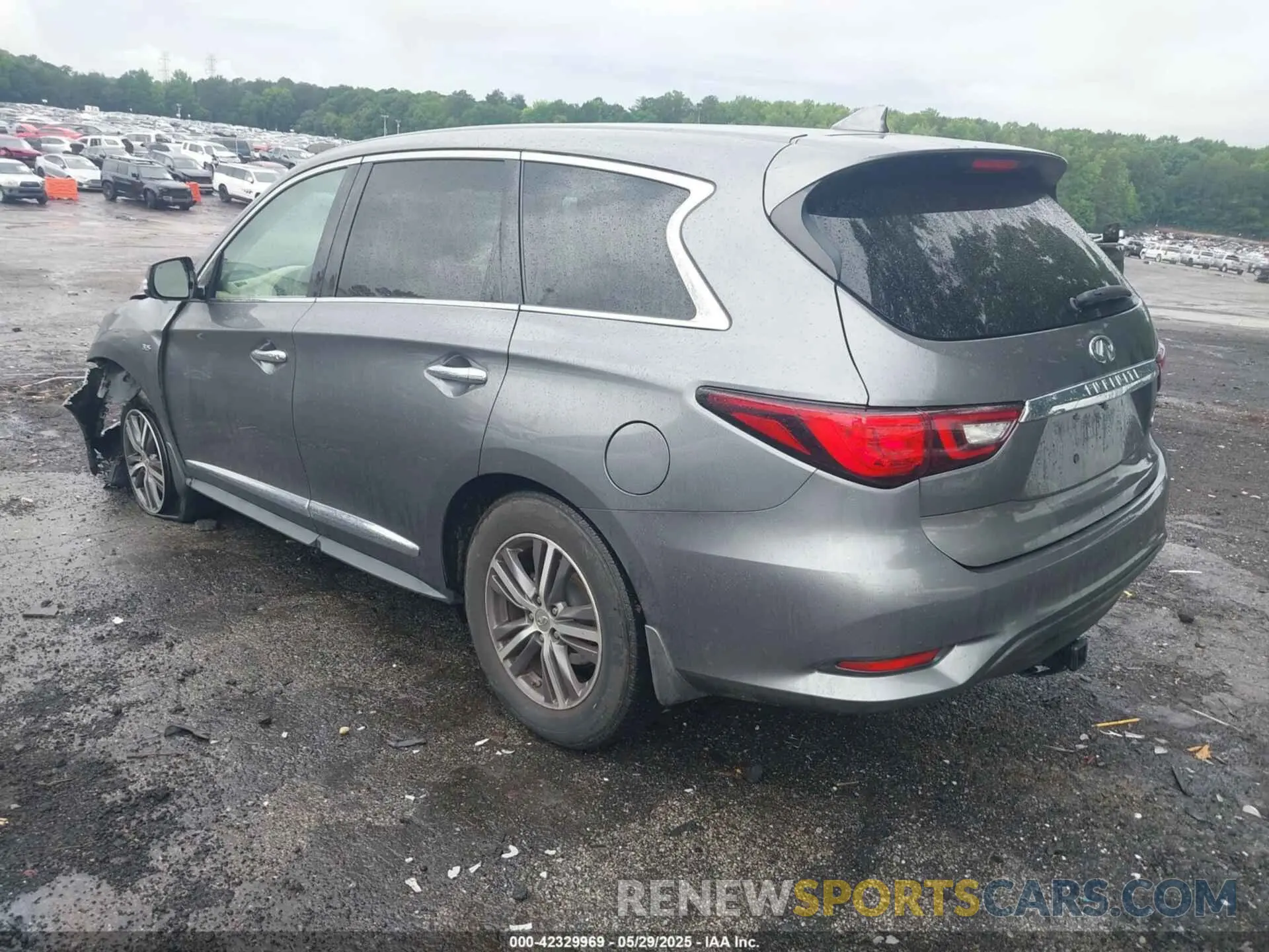 3 fotografías del automóvil dañado 5N1DL0MN1KC529212 INFINITI QX60 2019