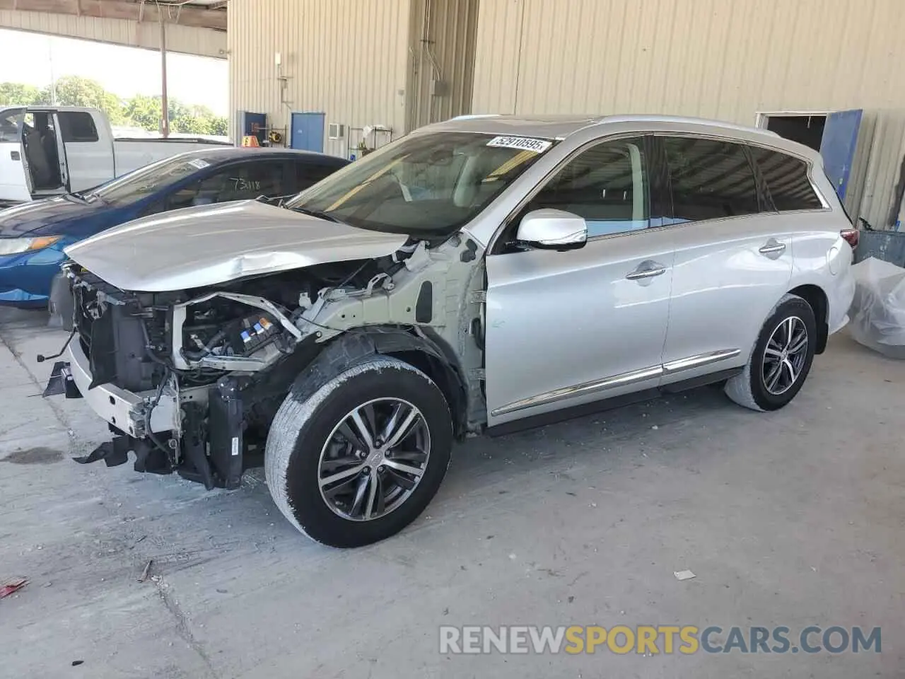 1 fotografías del automóvil dañado 5N1DL0MN1KC530747 INFINITI QX60 2019