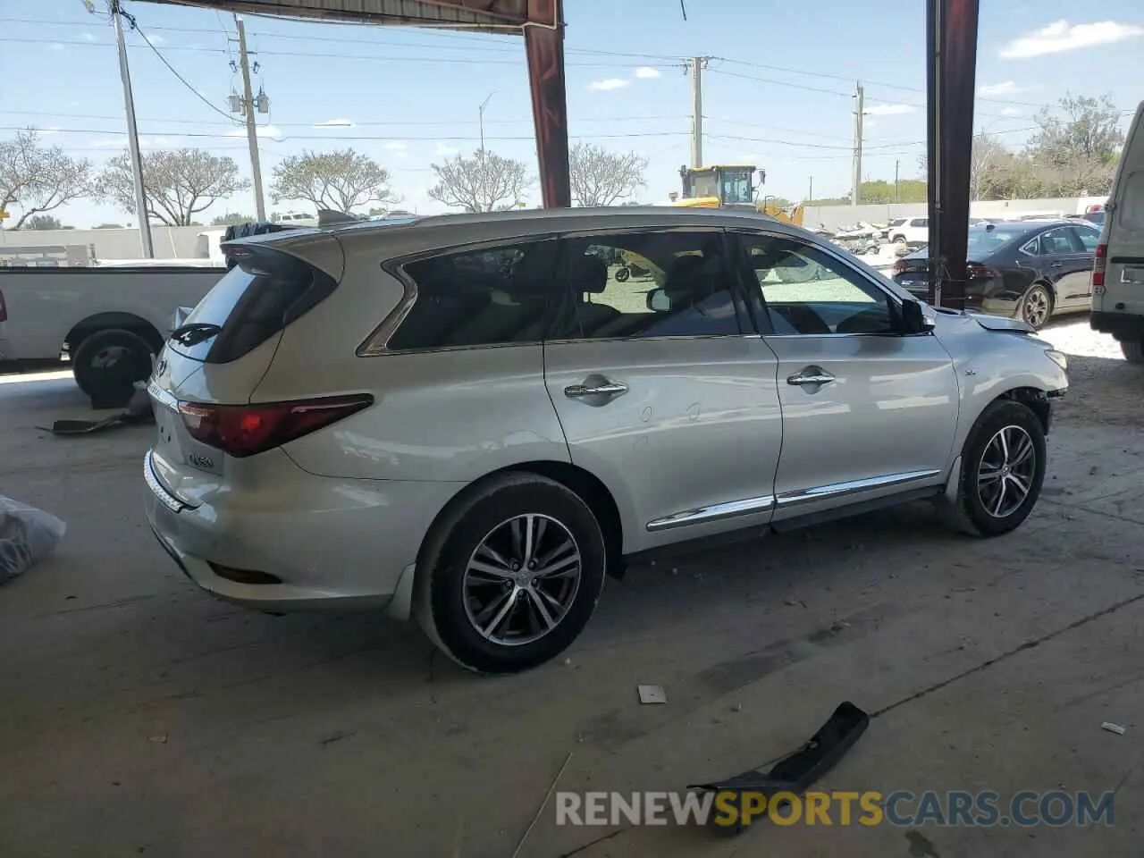3 fotografías del automóvil dañado 5N1DL0MN1KC530747 INFINITI QX60 2019