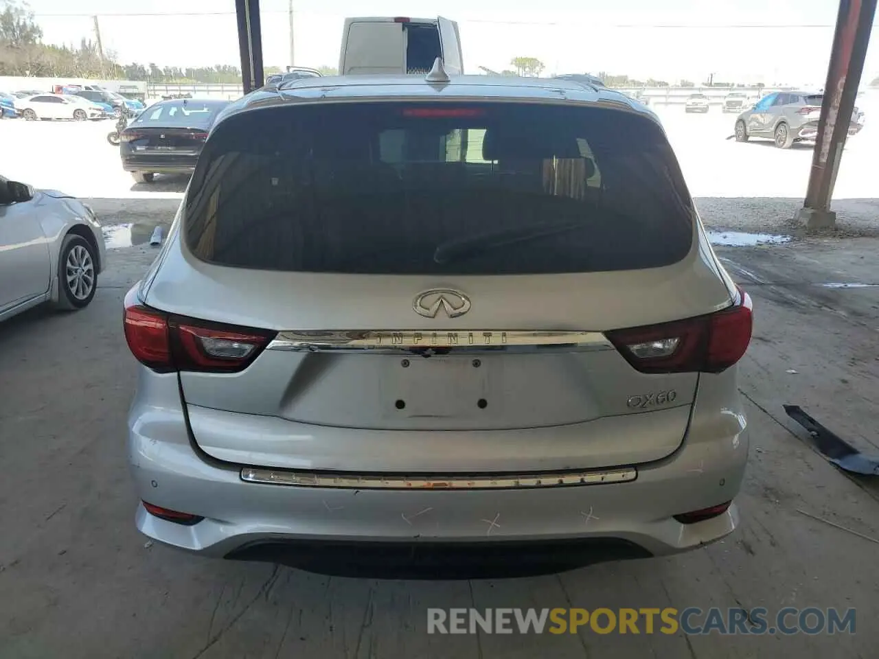 6 fotografías del automóvil dañado 5N1DL0MN1KC530747 INFINITI QX60 2019