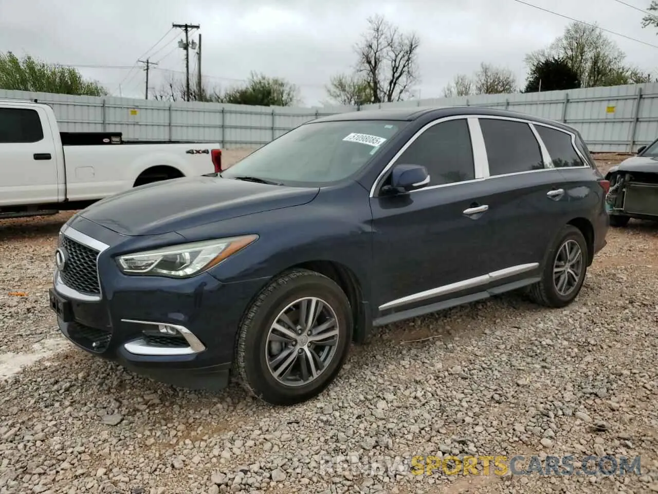 1 fotografías del automóvil dañado 5N1DL0MN1KC534037 INFINITI QX60 2019