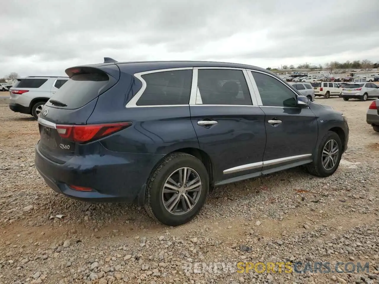 3 fotografías del automóvil dañado 5N1DL0MN1KC534037 INFINITI QX60 2019