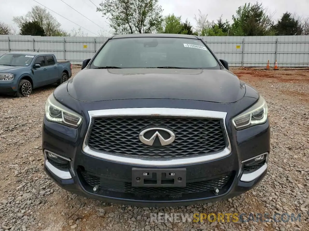 5 fotografías del automóvil dañado 5N1DL0MN1KC534037 INFINITI QX60 2019