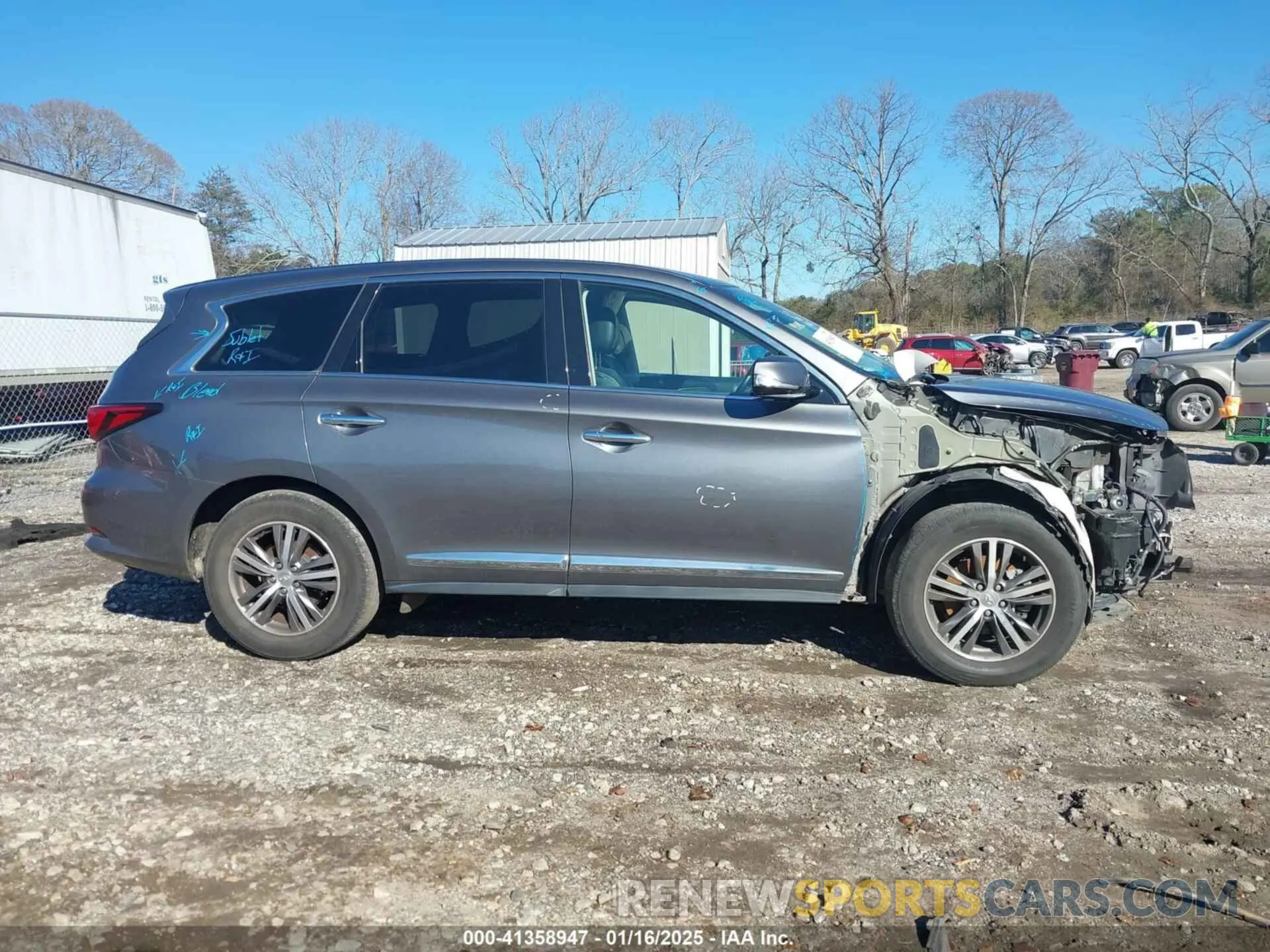 14 fotografías del automóvil dañado 5N1DL0MN1KC568480 INFINITI QX60 2019