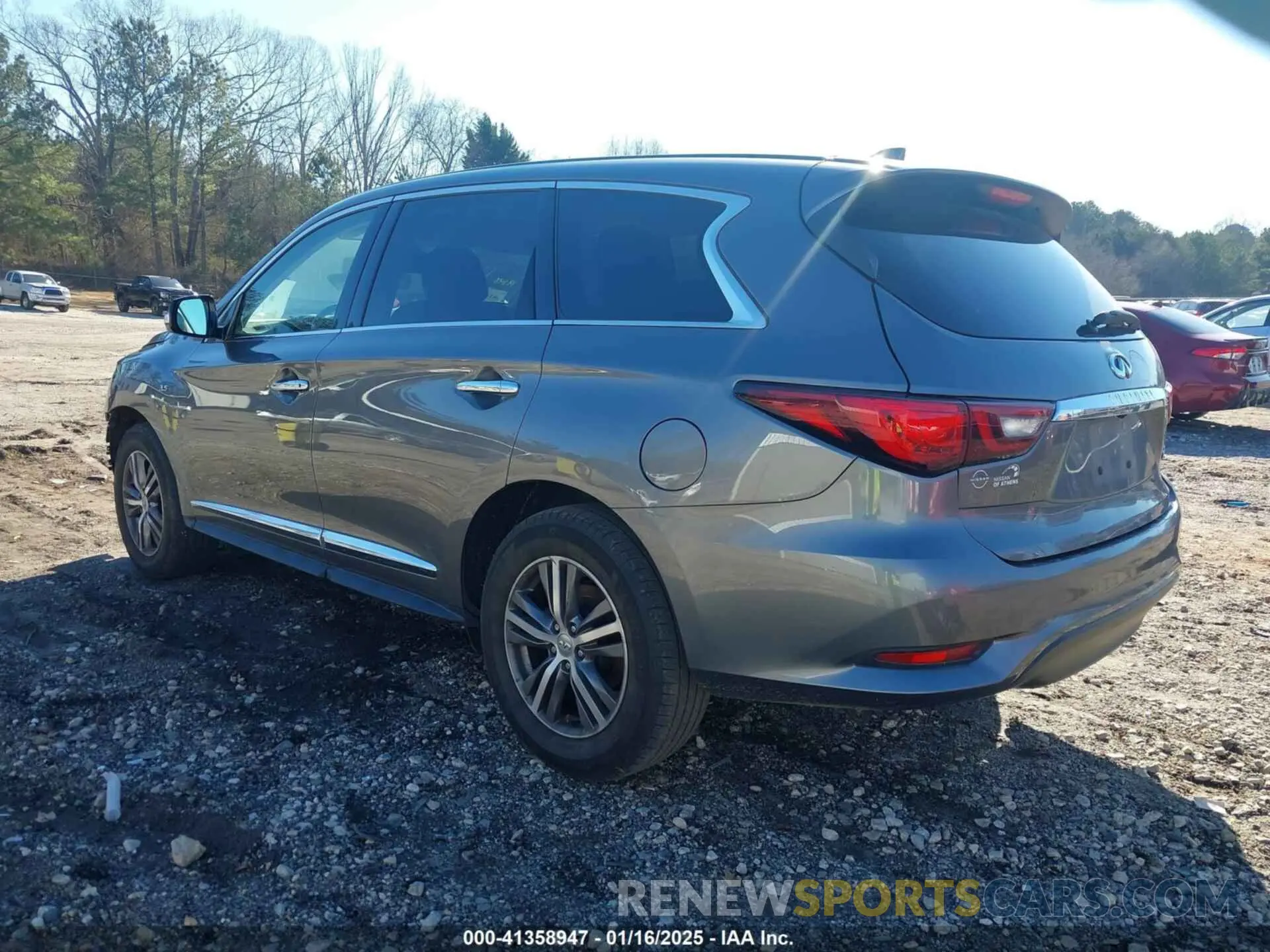 3 fotografías del automóvil dañado 5N1DL0MN1KC568480 INFINITI QX60 2019