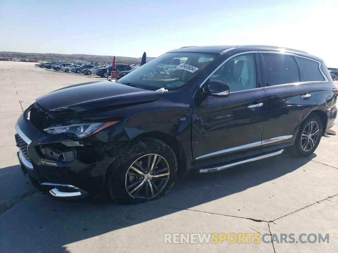 1 fotografías del automóvil dañado 5N1DL0MN2KC507235 INFINITI QX60 2019