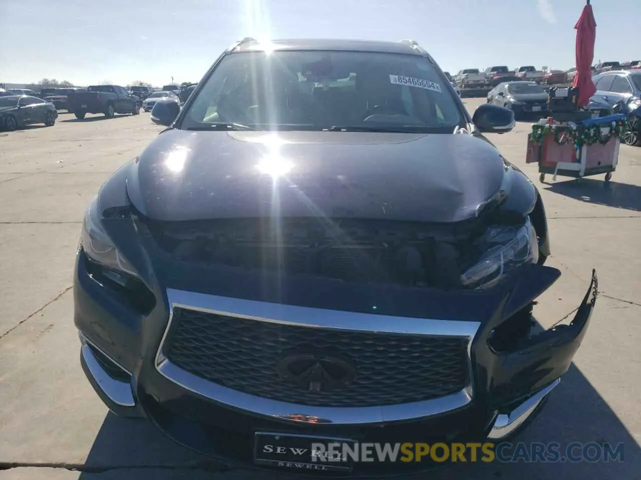 5 fotografías del automóvil dañado 5N1DL0MN2KC507235 INFINITI QX60 2019