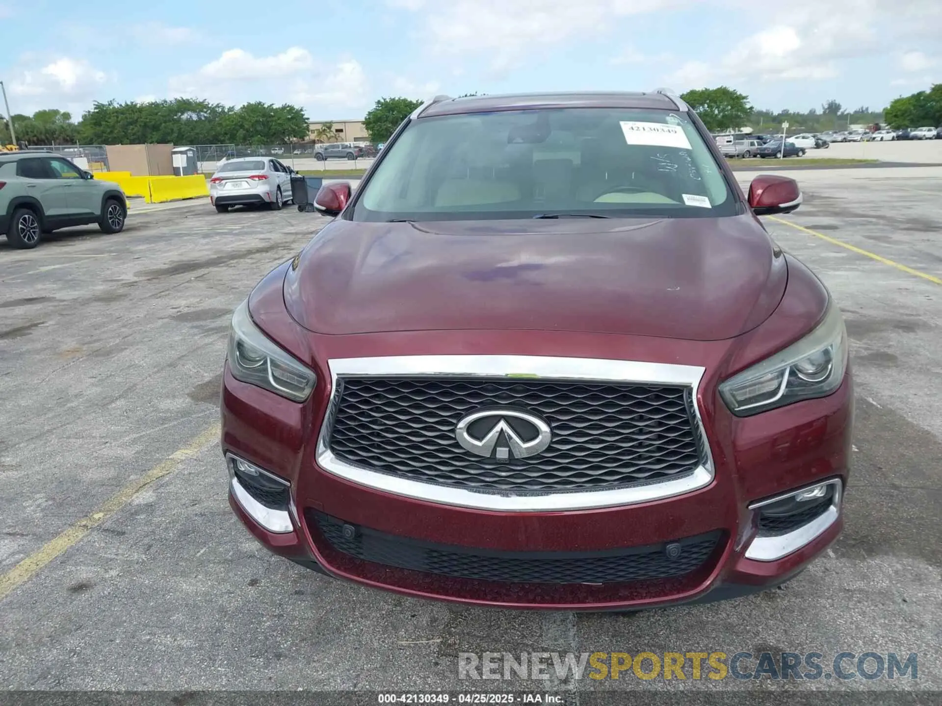 6 fotografías del automóvil dañado 5N1DL0MN3KC502044 INFINITI QX60 2019