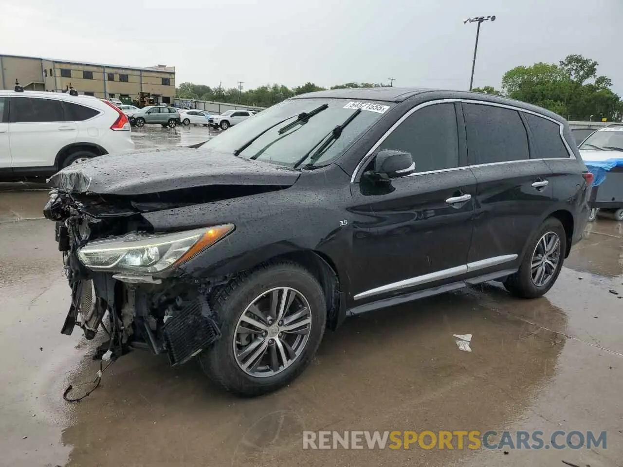 1 fotografías del automóvil dañado 5N1DL0MN3KC525128 INFINITI QX60 2019