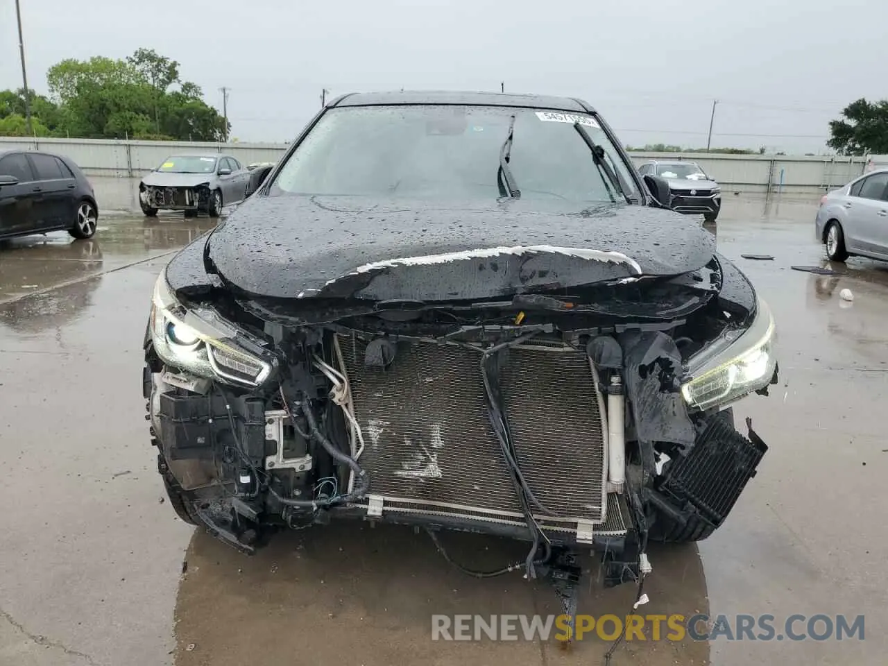 5 fotografías del automóvil dañado 5N1DL0MN3KC525128 INFINITI QX60 2019
