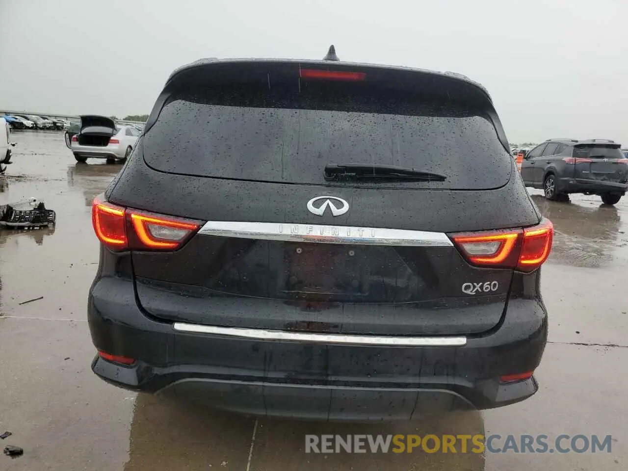 6 fotografías del automóvil dañado 5N1DL0MN3KC525128 INFINITI QX60 2019