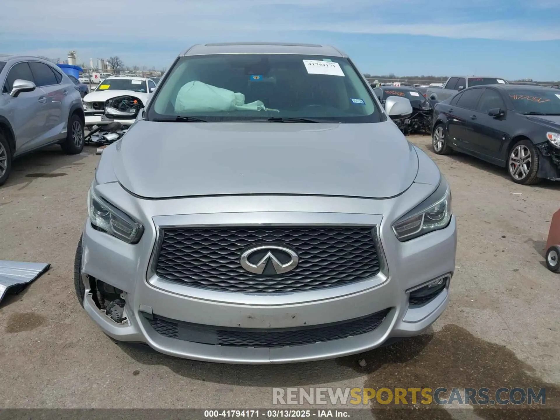 12 fotografías del automóvil dañado 5N1DL0MN3KC548764 INFINITI QX60 2019