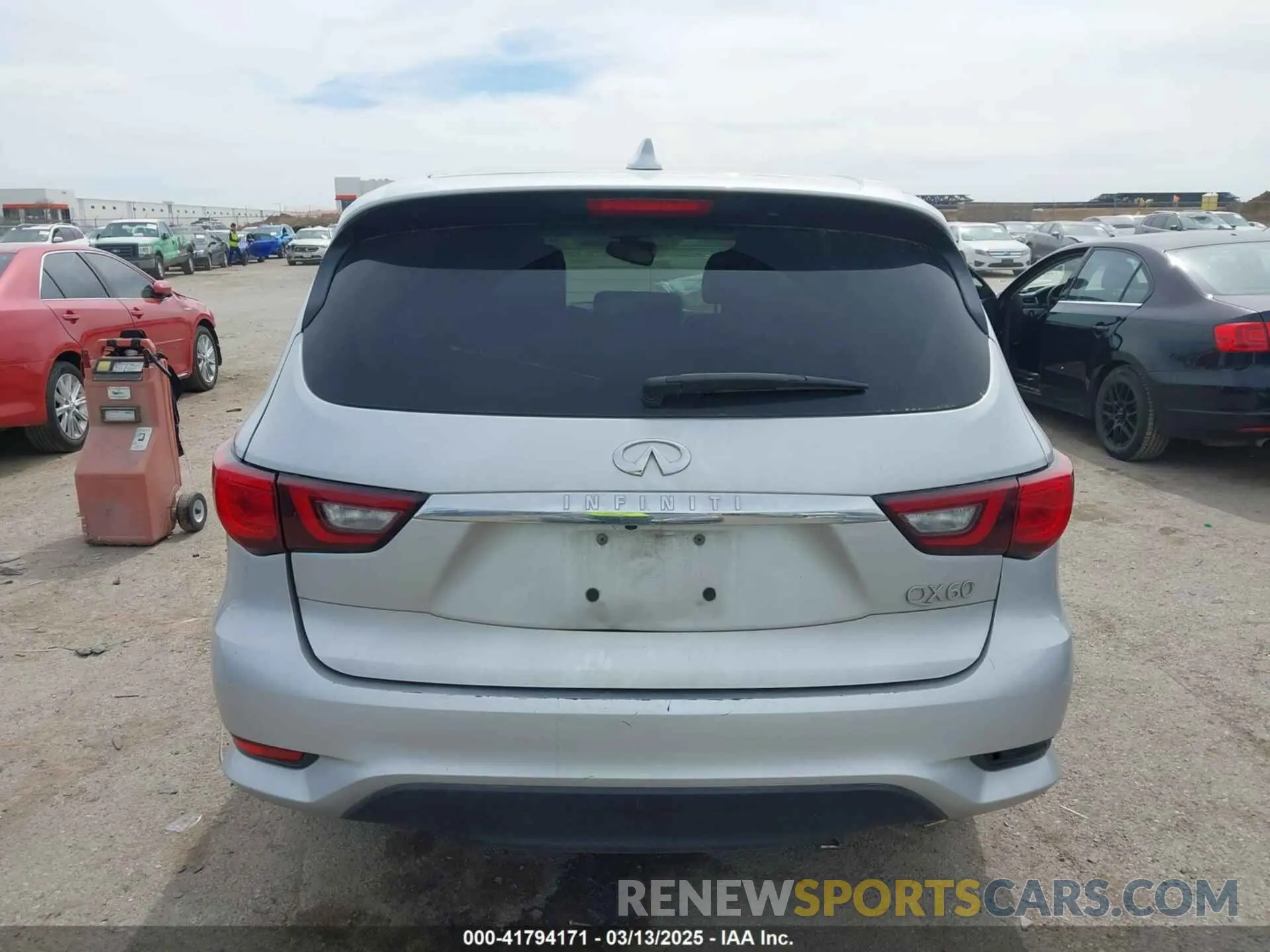 16 fotografías del automóvil dañado 5N1DL0MN3KC548764 INFINITI QX60 2019