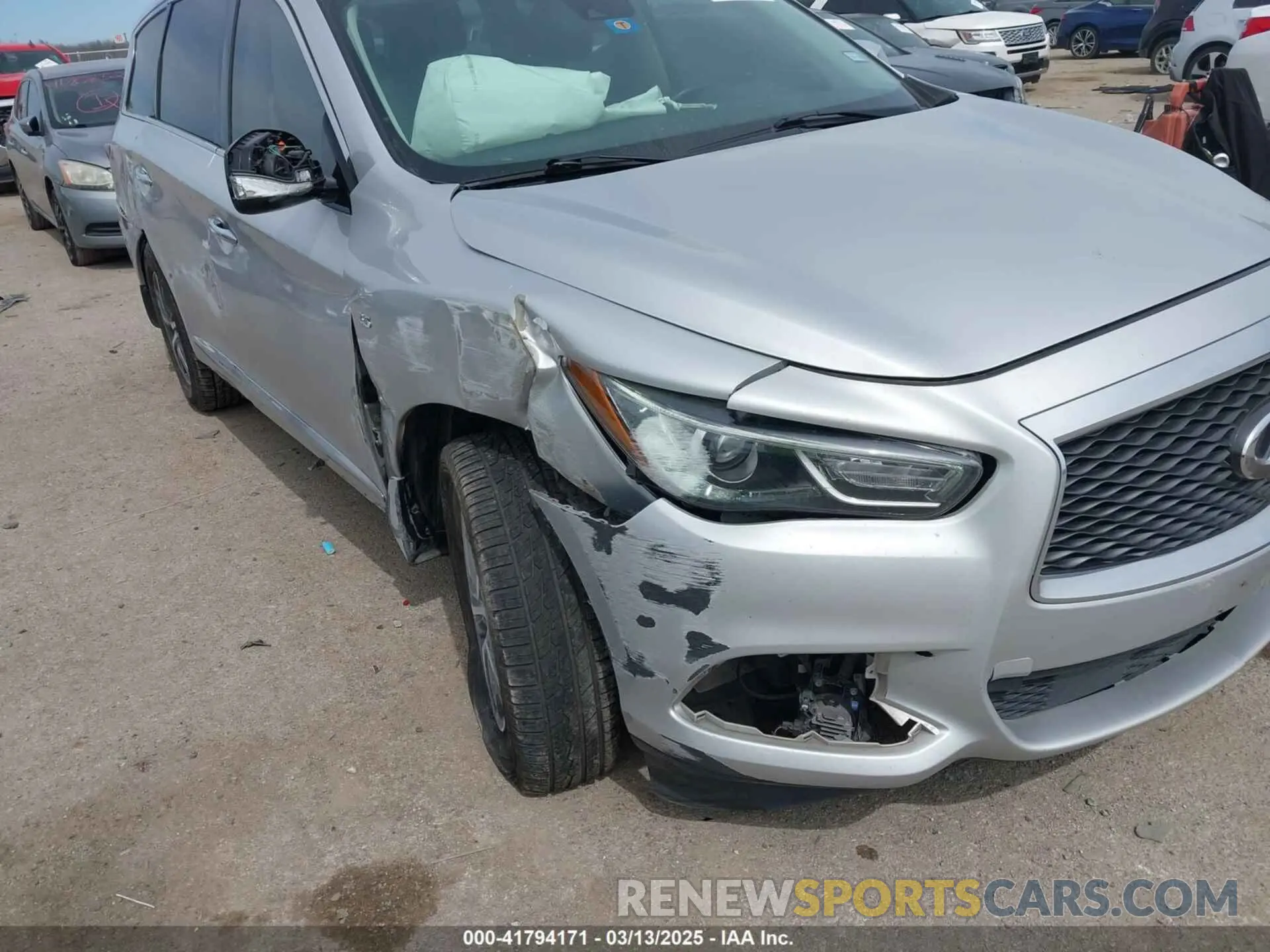 6 fotografías del automóvil dañado 5N1DL0MN3KC548764 INFINITI QX60 2019