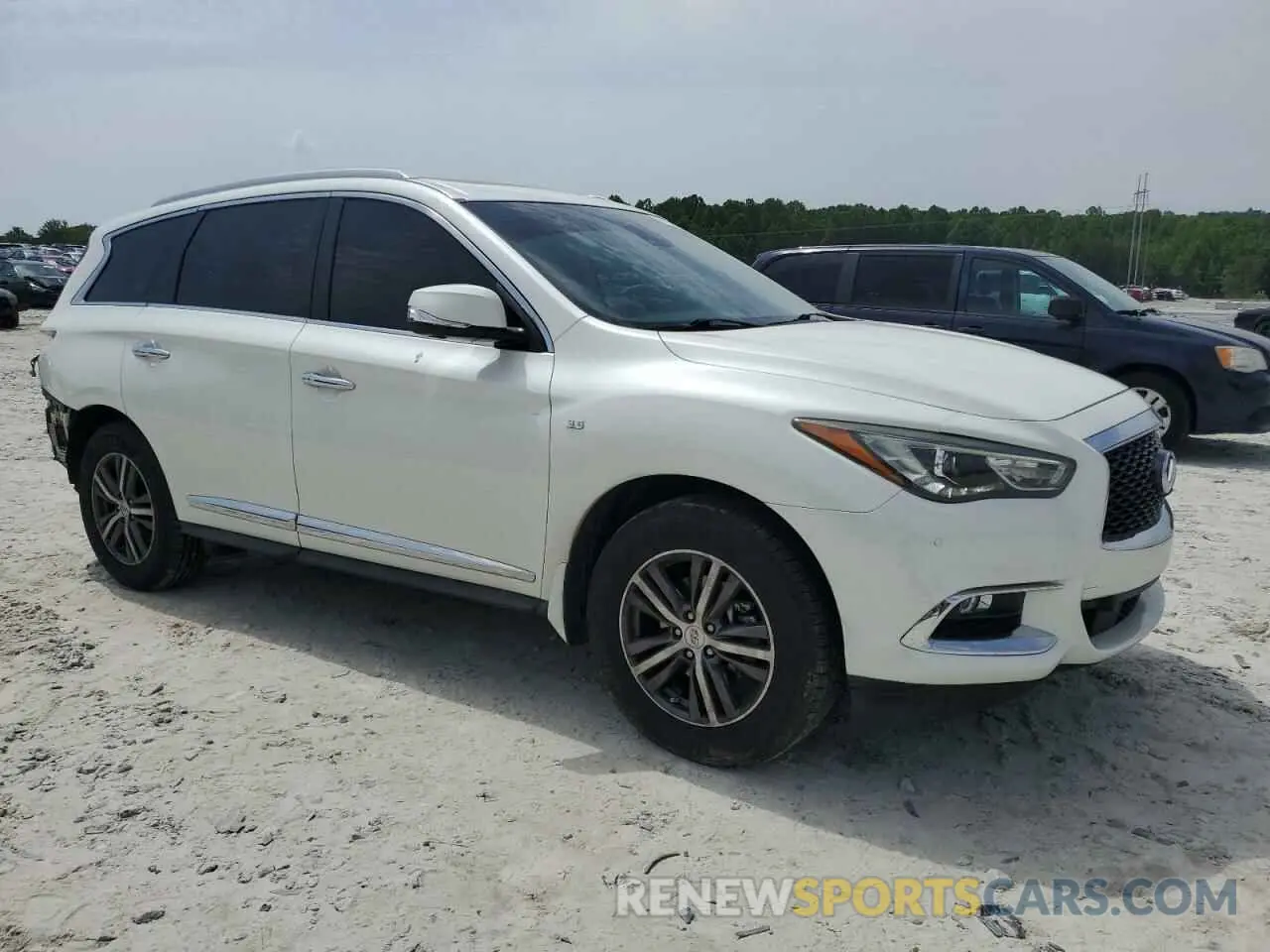 4 fotografías del automóvil dañado 5N1DL0MN4KC532928 INFINITI QX60 2019