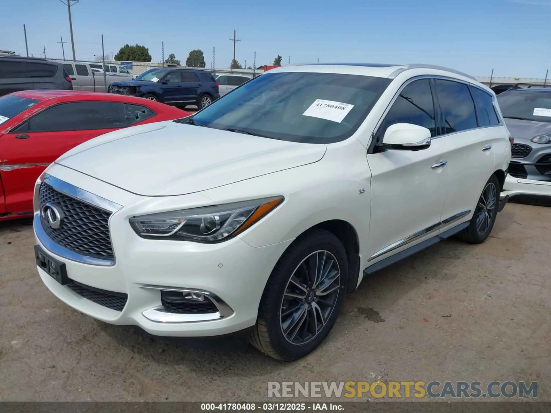 2 fotografías del automóvil dañado 5N1DL0MN5KC503552 INFINITI QX60 2019