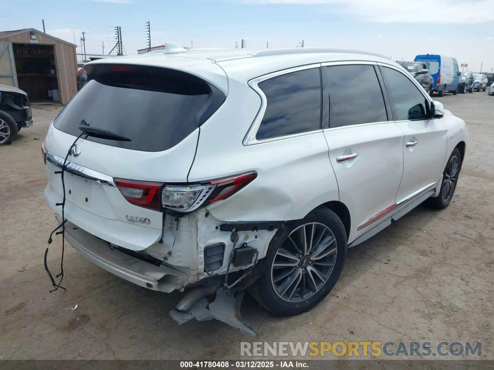 4 fotografías del automóvil dañado 5N1DL0MN5KC503552 INFINITI QX60 2019