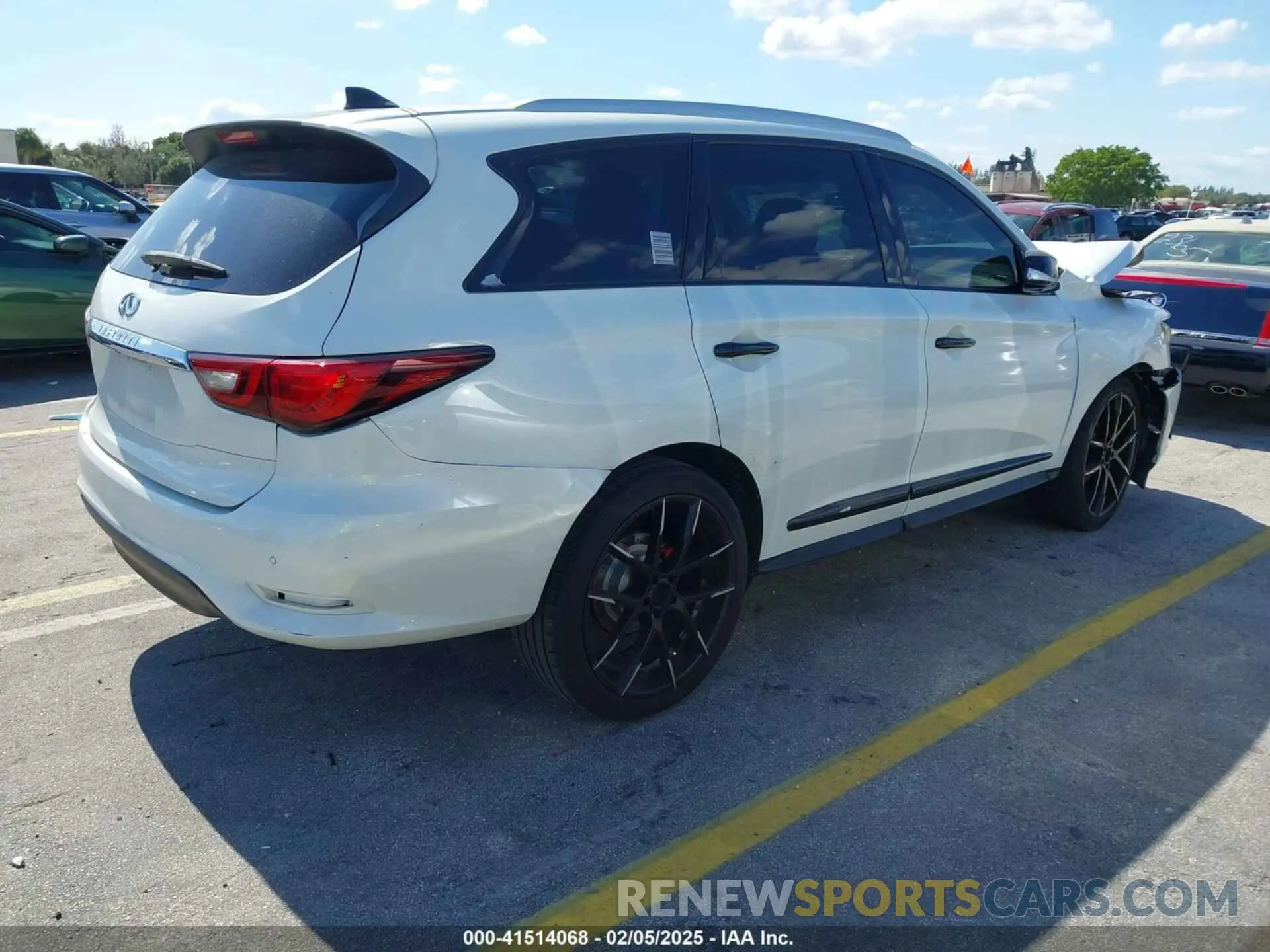 4 fotografías del automóvil dañado 5N1DL0MN6KC502748 INFINITI QX60 2019