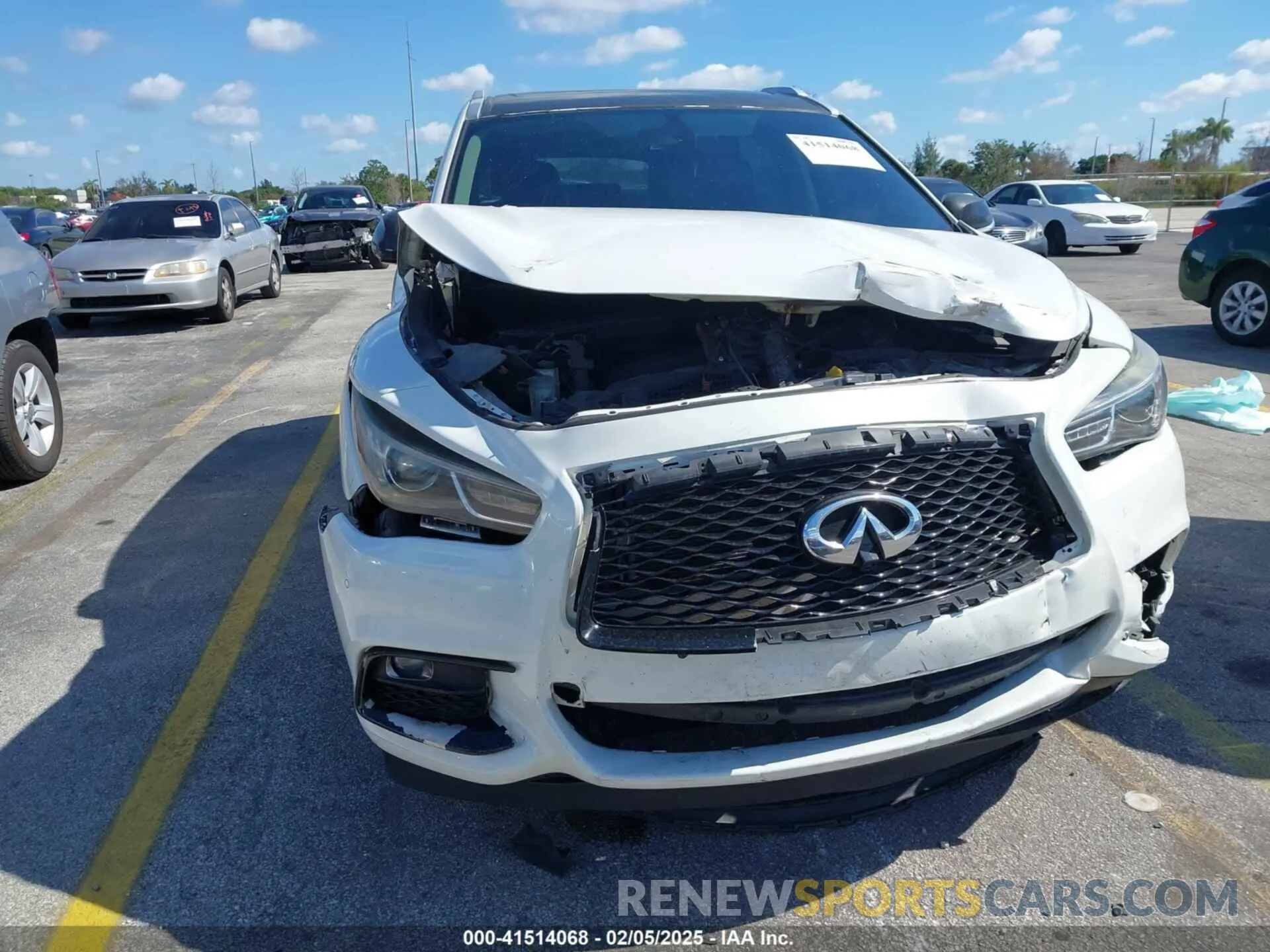 6 fotografías del automóvil dañado 5N1DL0MN6KC502748 INFINITI QX60 2019