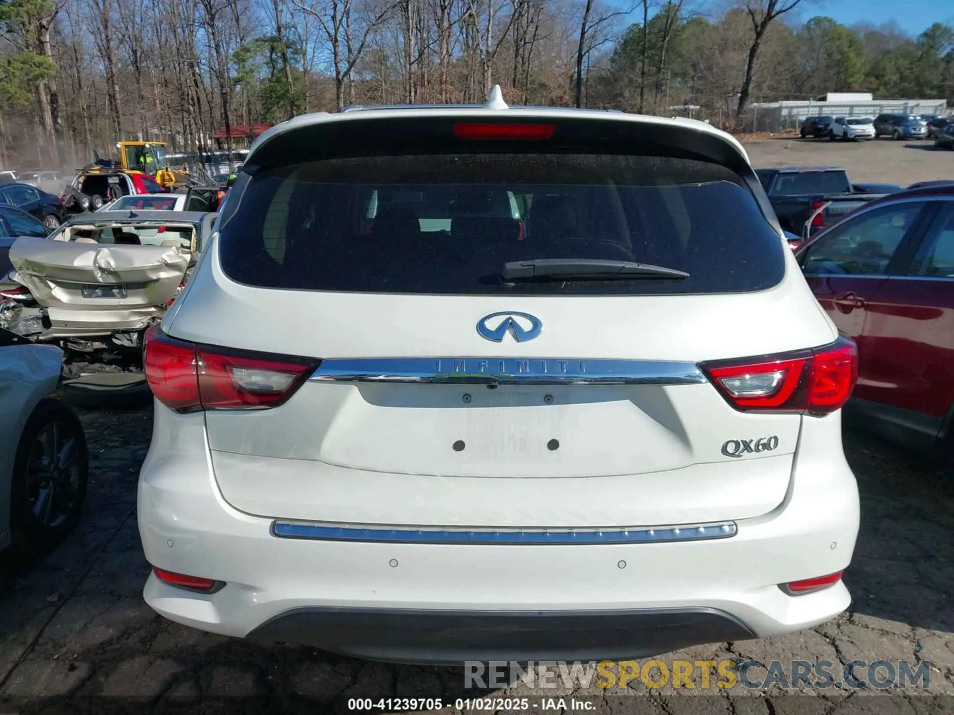 15 fotografías del automóvil dañado 5N1DL0MN6KC508551 INFINITI QX60 2019