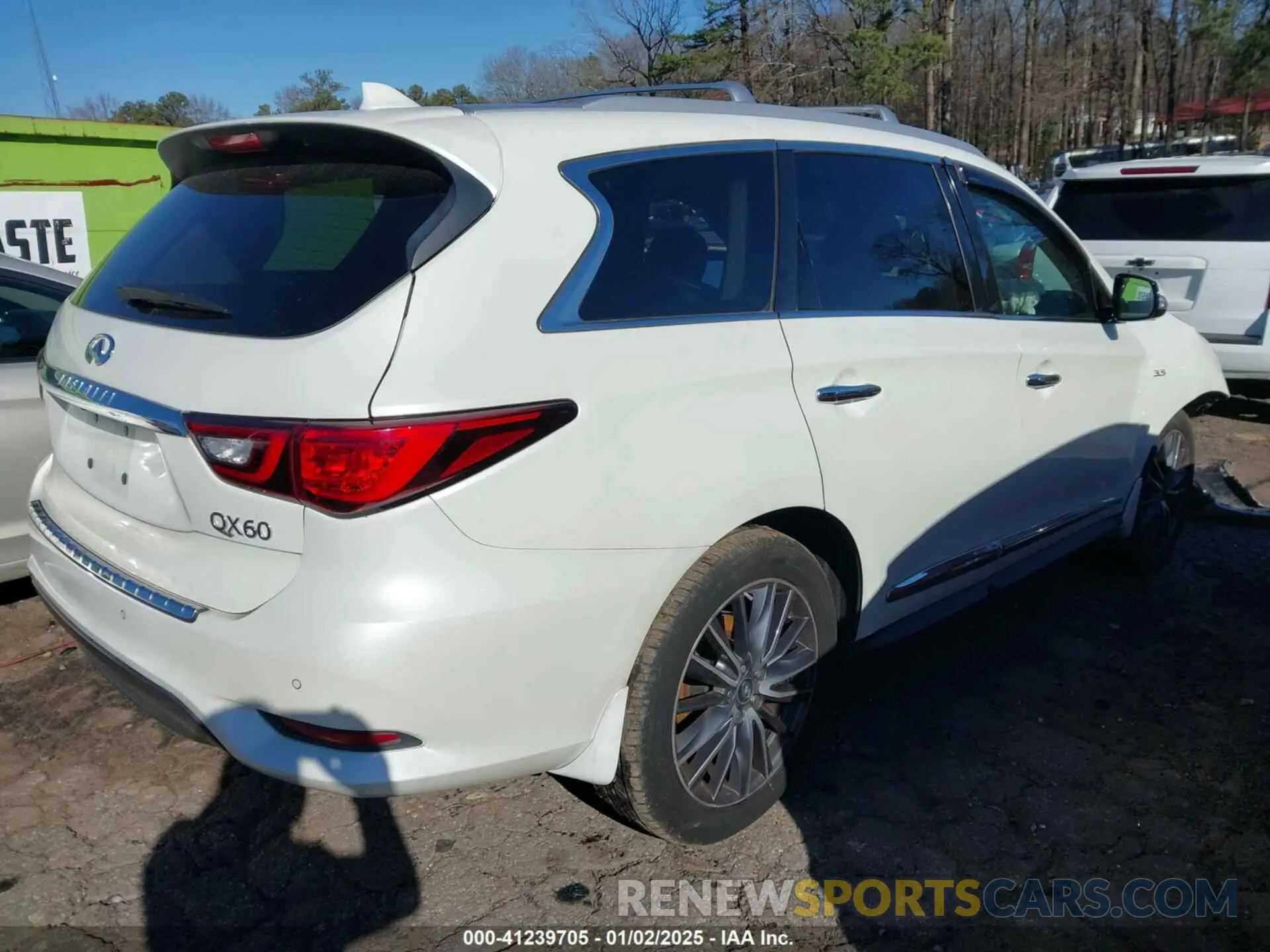 4 fotografías del automóvil dañado 5N1DL0MN6KC508551 INFINITI QX60 2019