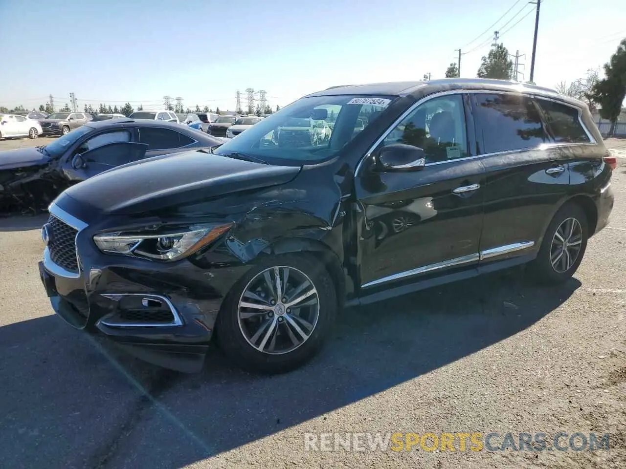 1 fotografías del automóvil dañado 5N1DL0MN6KC516732 INFINITI QX60 2019