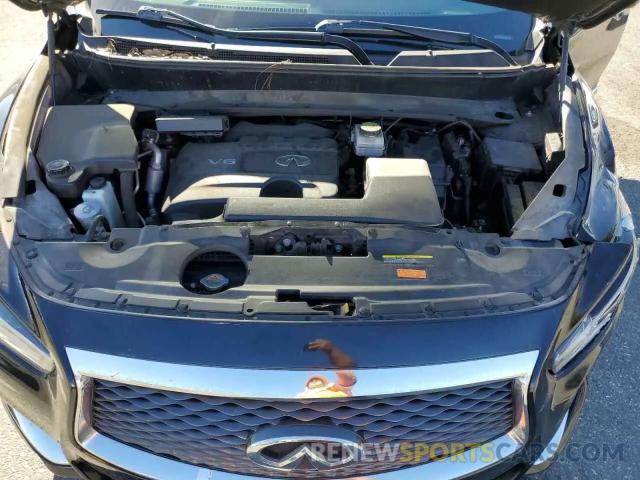 13 fotografías del automóvil dañado 5N1DL0MN6KC516732 INFINITI QX60 2019