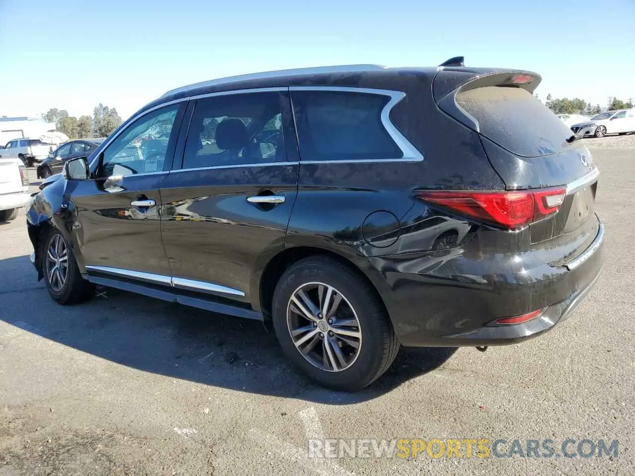 2 fotografías del automóvil dañado 5N1DL0MN6KC516732 INFINITI QX60 2019