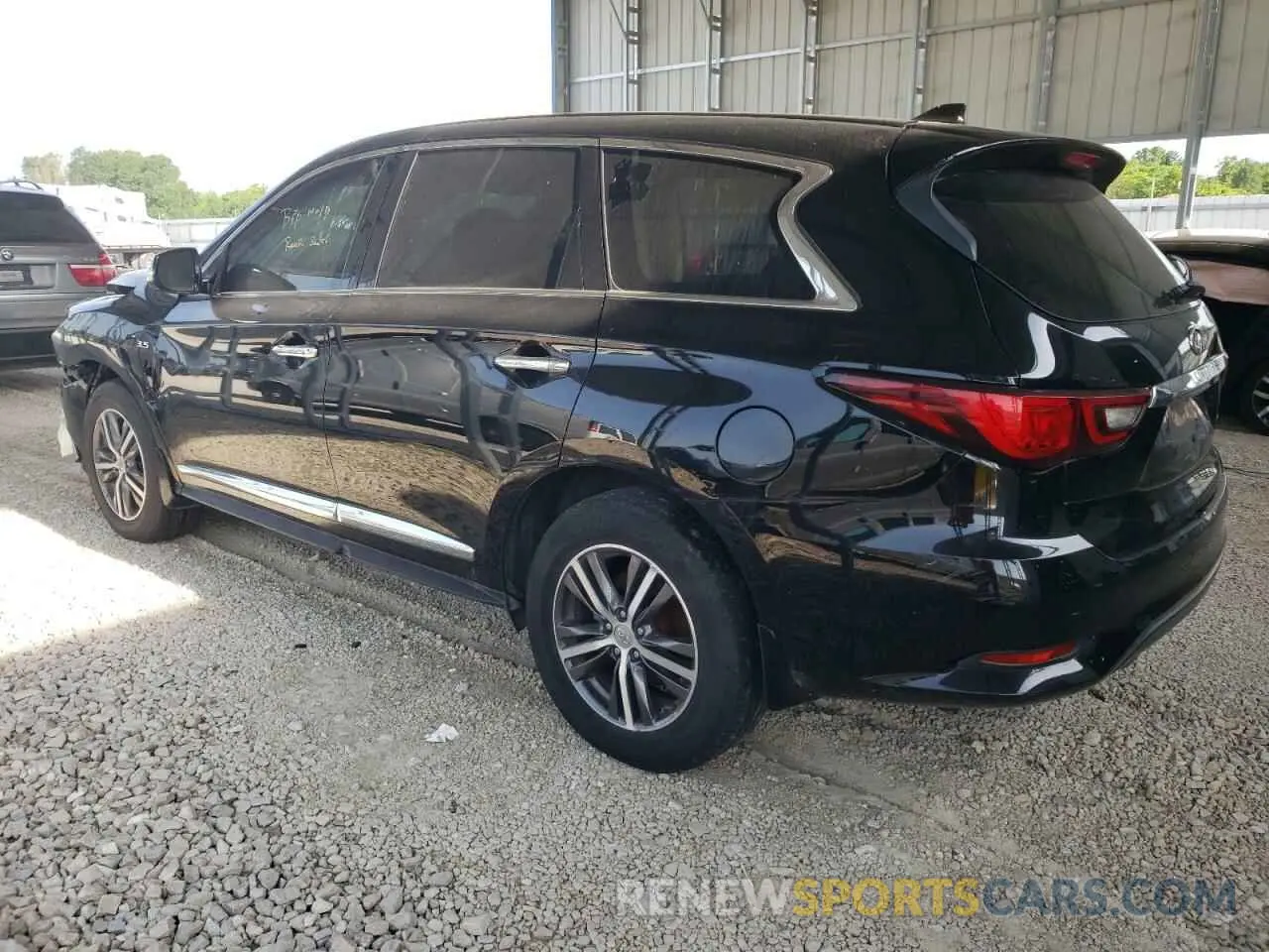 2 fotografías del automóvil dañado 5N1DL0MN6KC533739 INFINITI QX60 2019